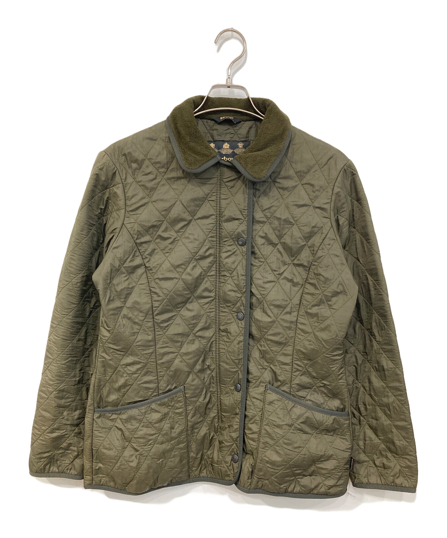 Barbour バブアー カーキ コート 34 Sサイズ 中古・古着通販】Barbour (バブアー) POLARQUILT JACKET カーキ サイズ