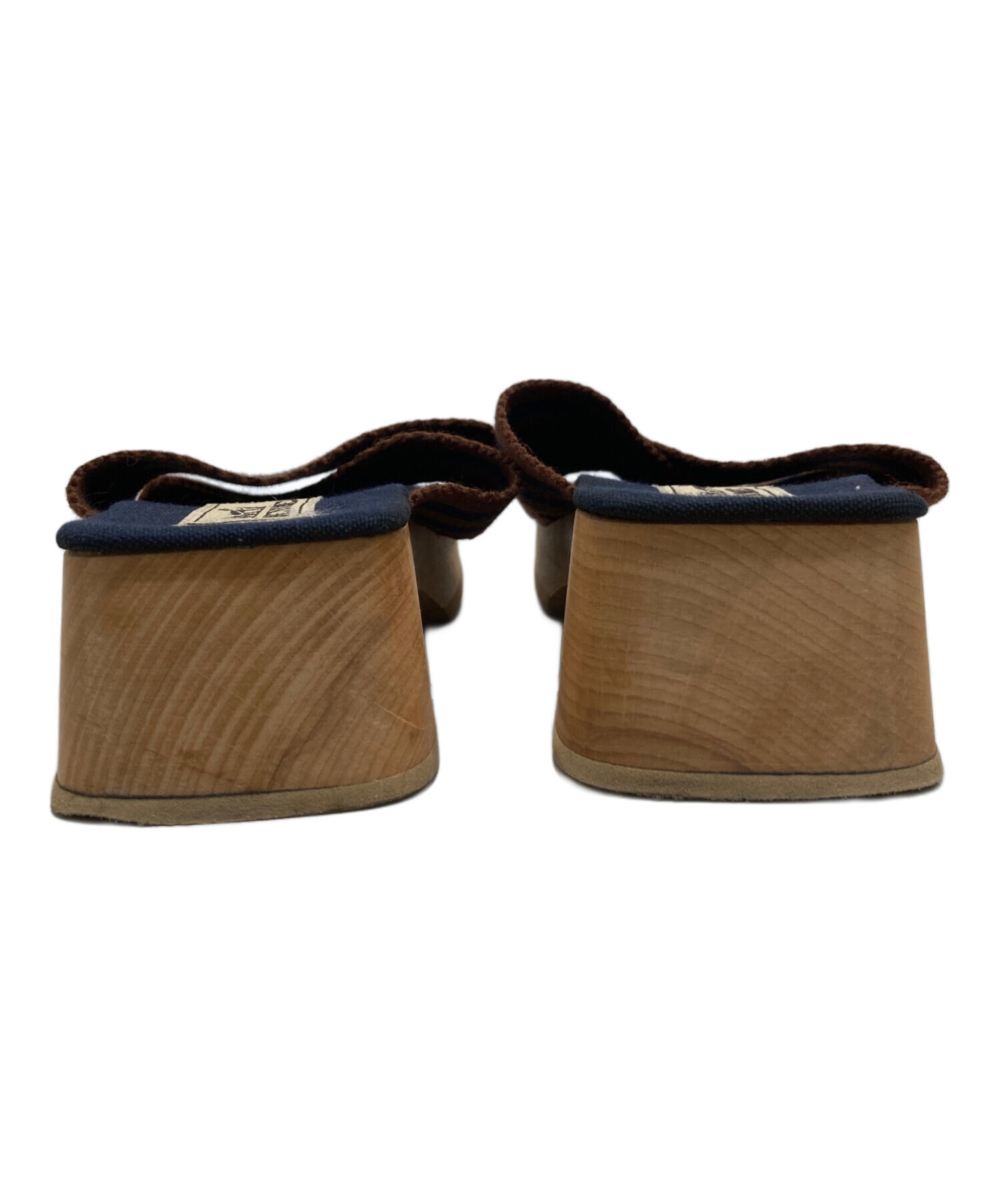 中古・古着通販】HERMES (エルメス) フールトゥ ウッドソールサンダル