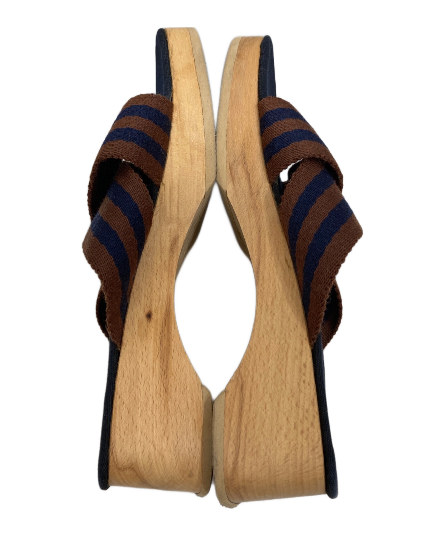 中古・古着通販】HERMES (エルメス) フールトゥ ウッドソールサンダル