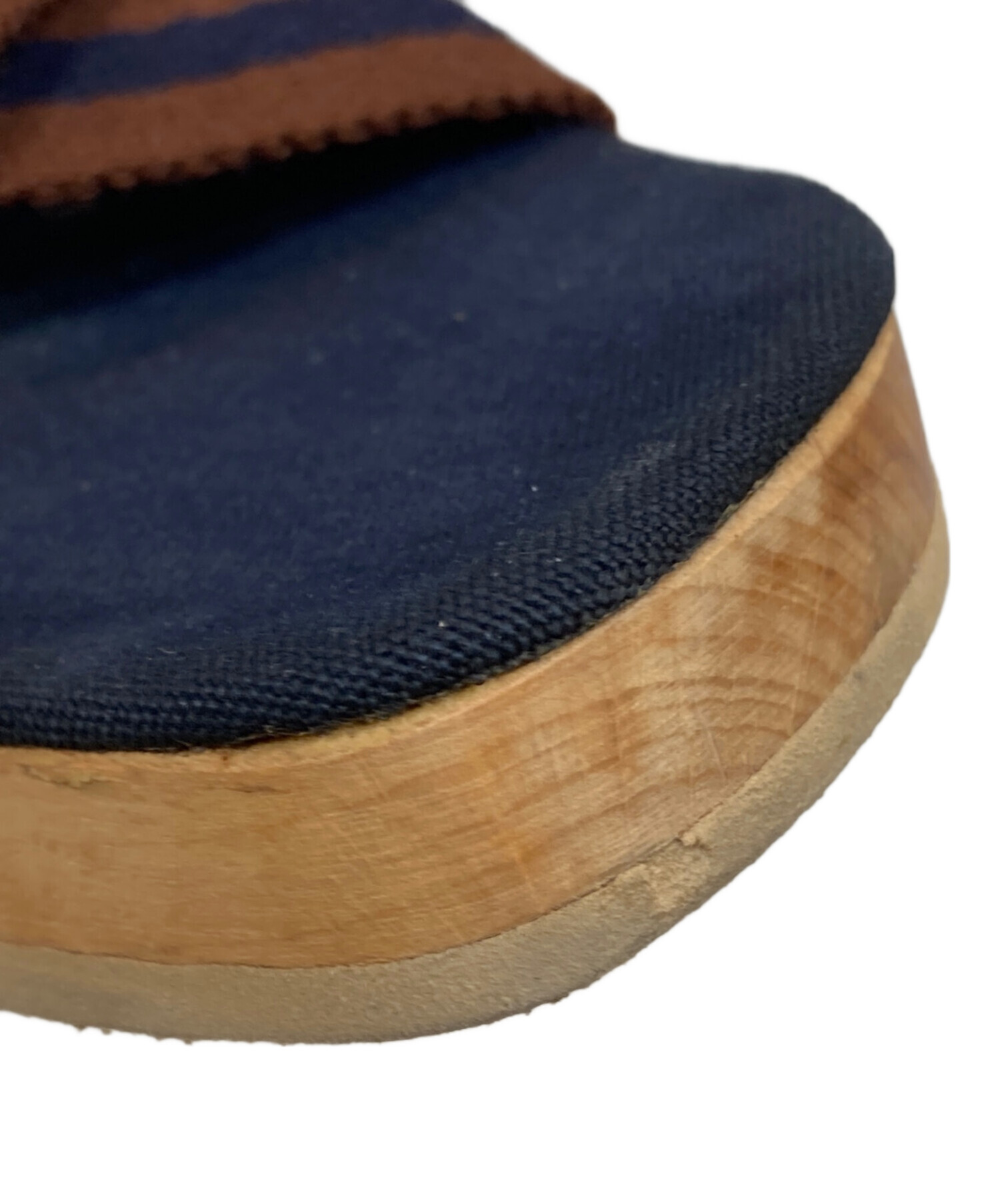 中古・古着通販】HERMES (エルメス) フールトゥ ウッドソールサンダル