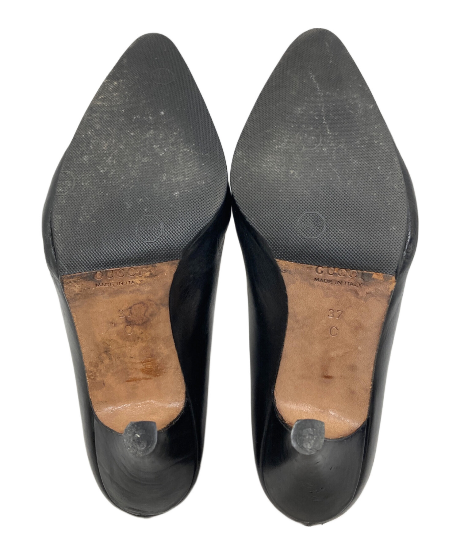 中古・古着通販】GUCCI (グッチ) ホースビットハイヒールパンプス