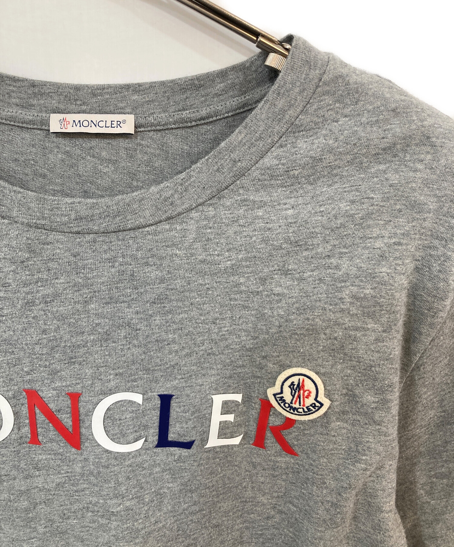 中古・古着通販】MONCLER (モンクレール) SS T SHIRTS グレー サイズ