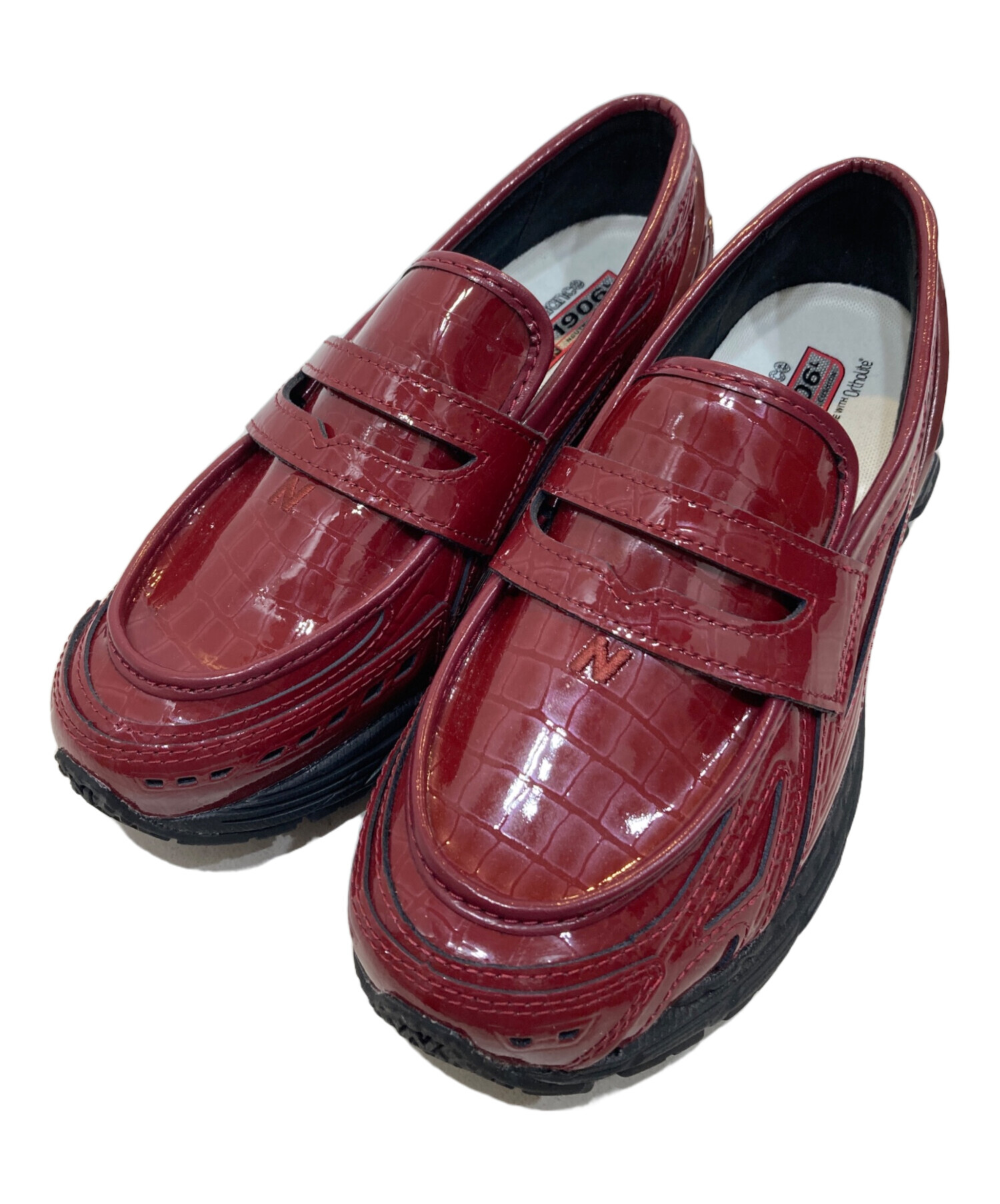 中古・古着通販】NEW BALANCE (ニューバランス) ローファー レッド