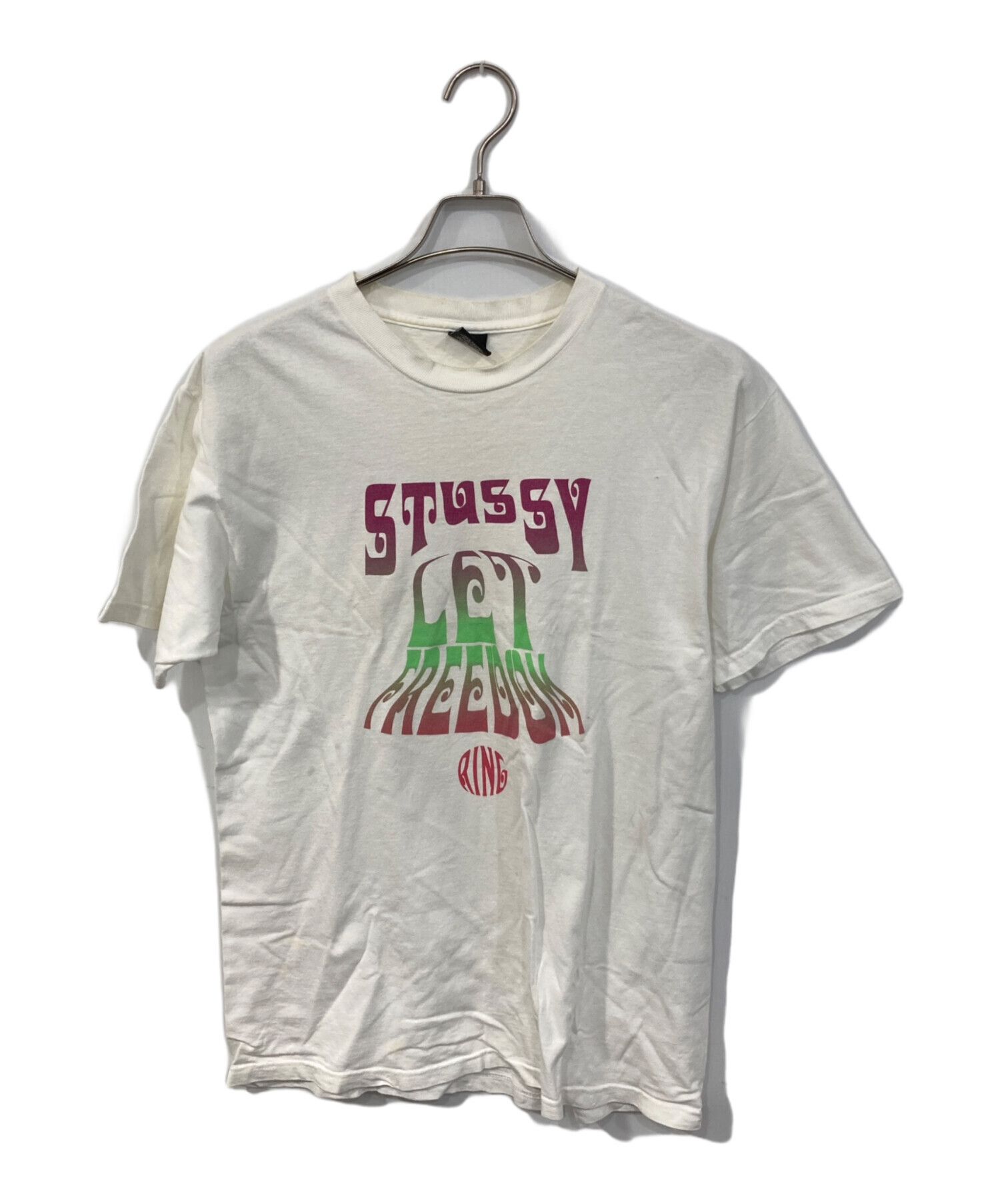 中古・古着通販】stussy (ステューシー) Tシャツ ホワイト サイズ:SIZE 