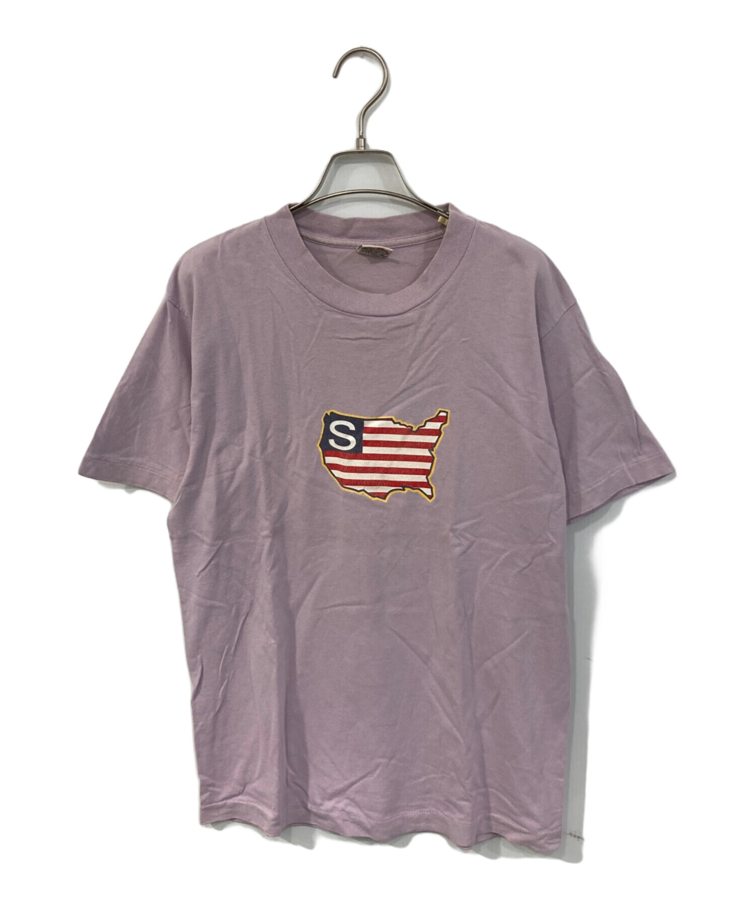 中古・古着通販】stussy (ステューシー) USA TEE ピンク サイズ:SIZE M 
