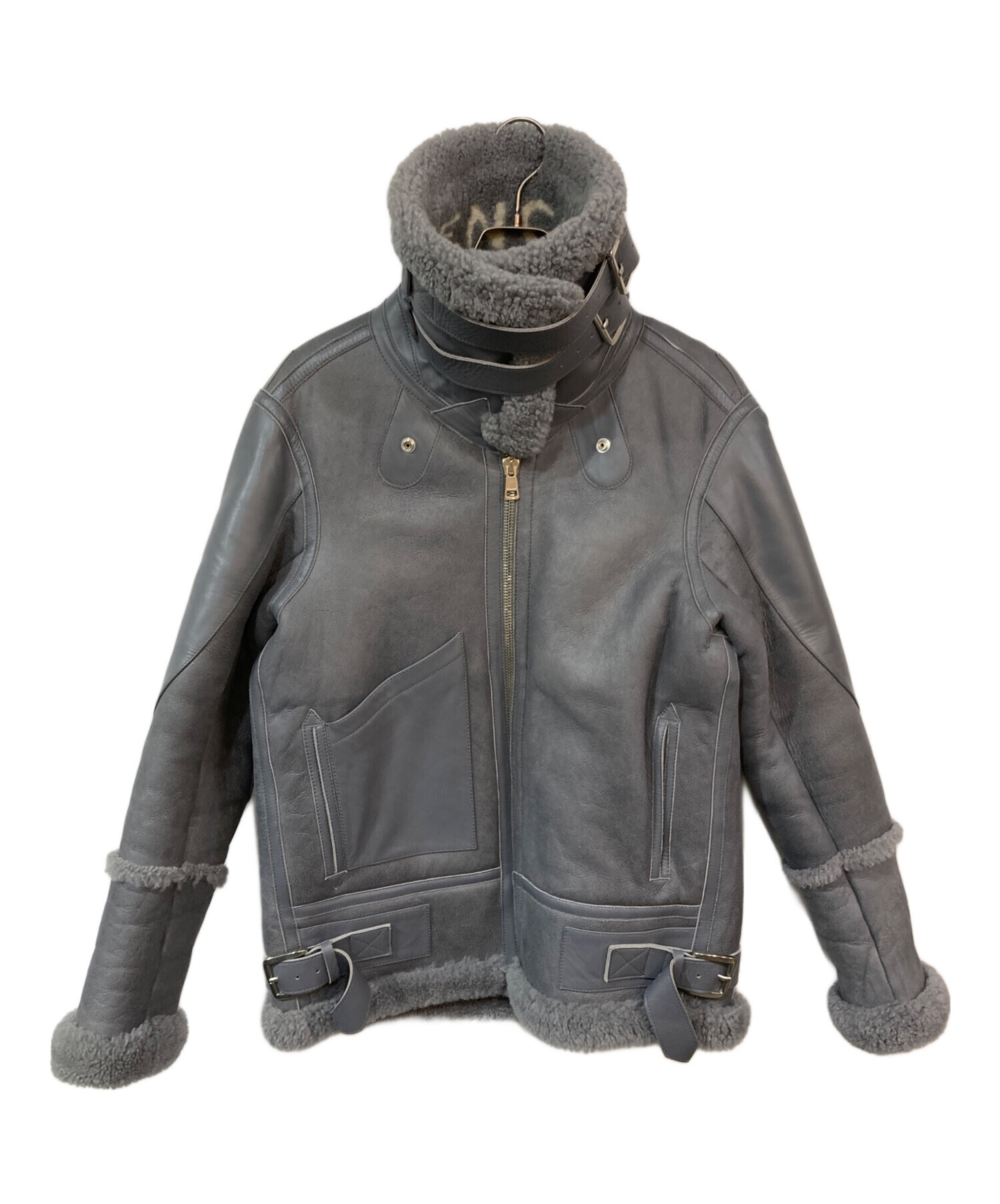 中古・古着通販】BALENCIAGA (バレンシアガ) ロゴムートンジャケット