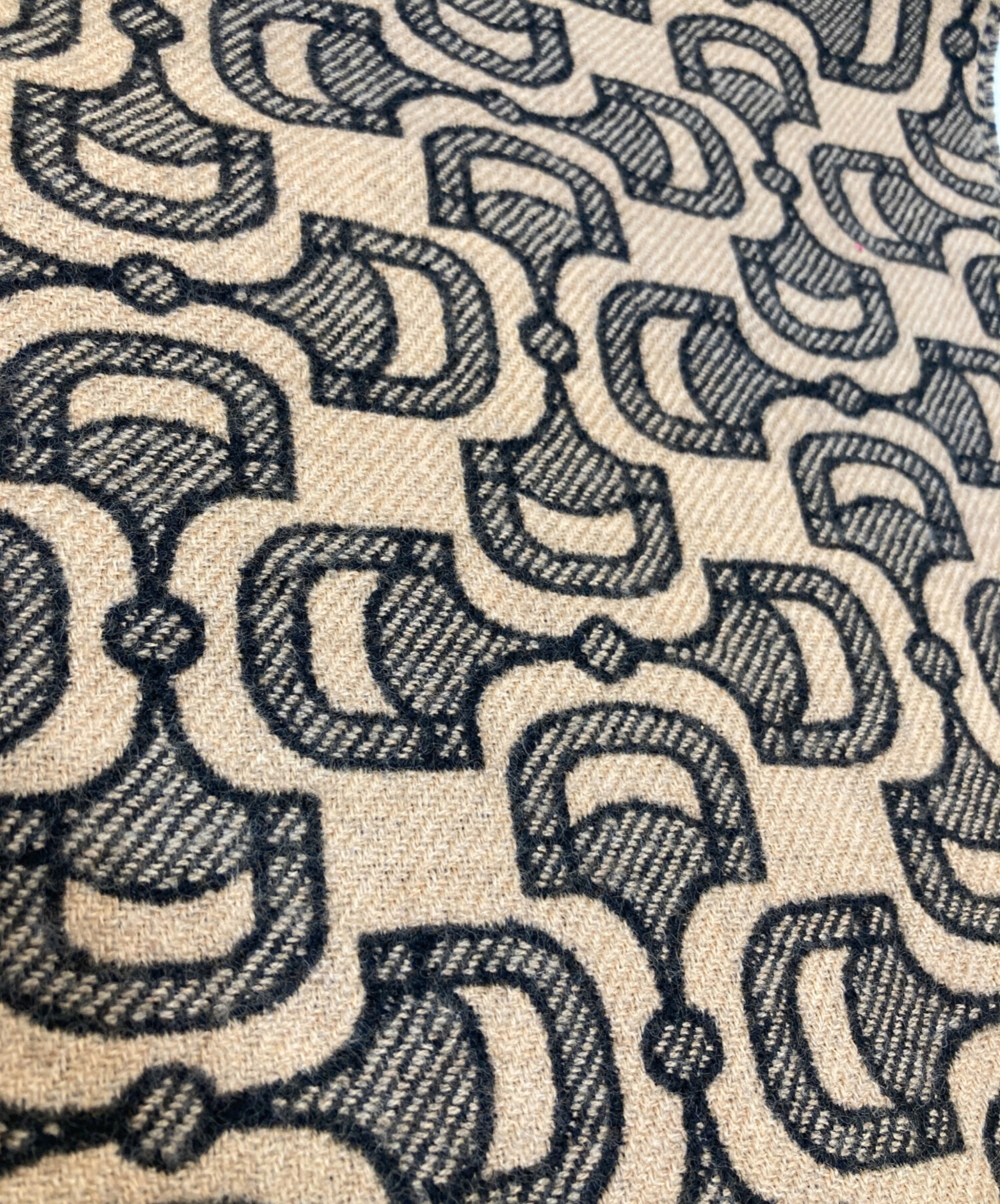 中古・古着通販】GUCCI (グッチ) ホースビット柄フリンジマフラー