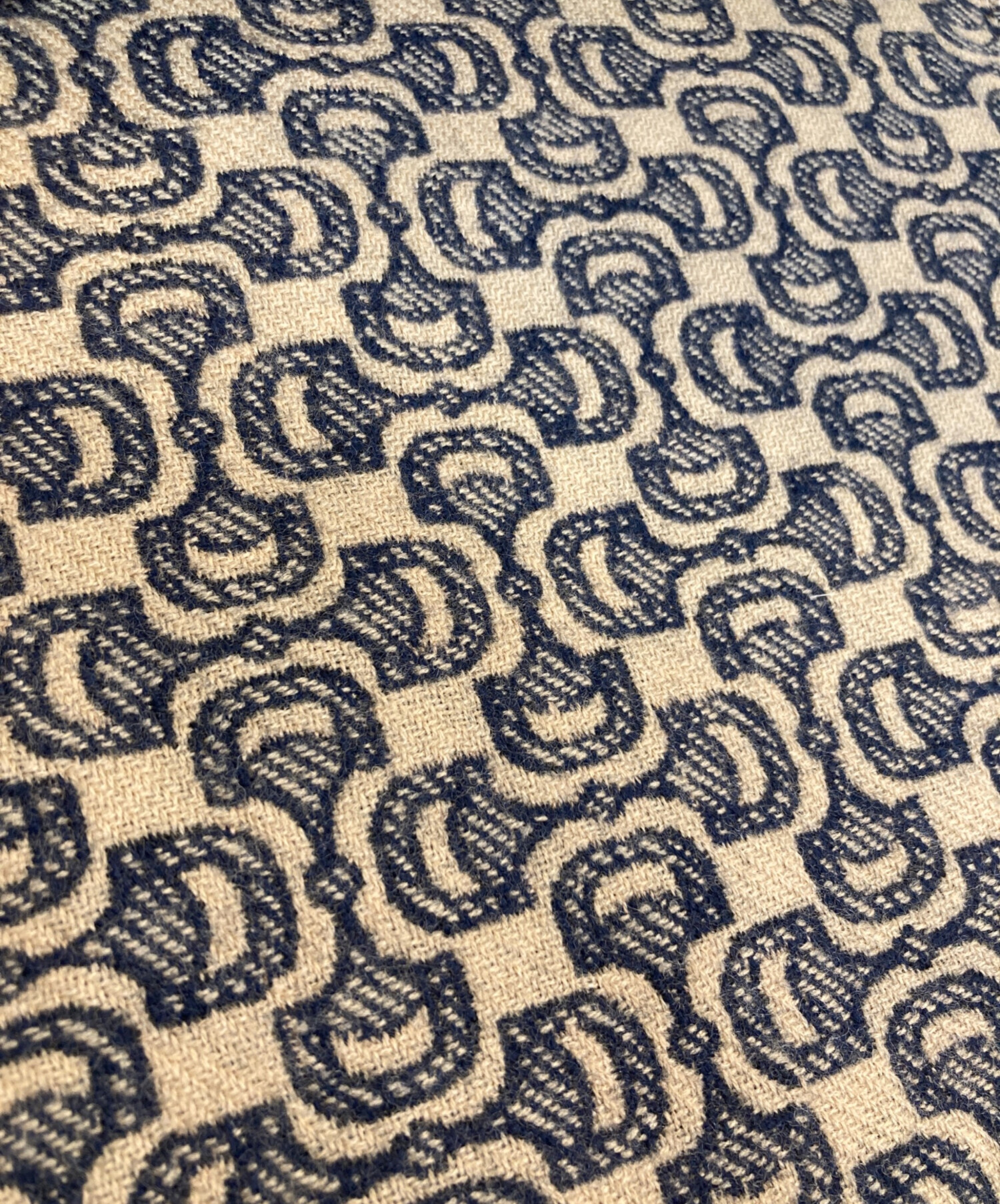 中古・古着通販】GUCCI (グッチ) ホースビット柄フリンジマフラー