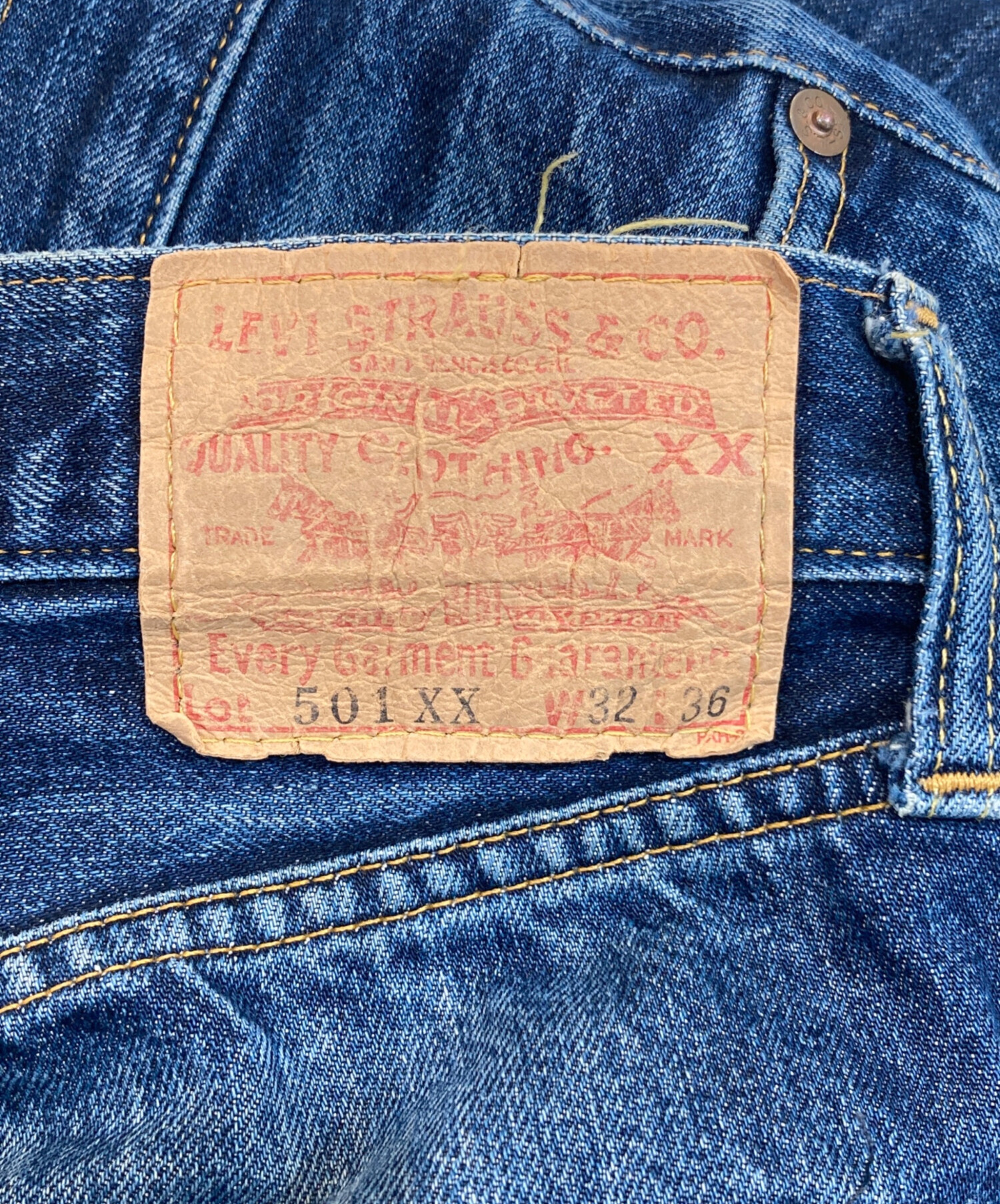 中古・古着通販】LEVI'S (リーバイス) 復刻501XXデニムパンツ