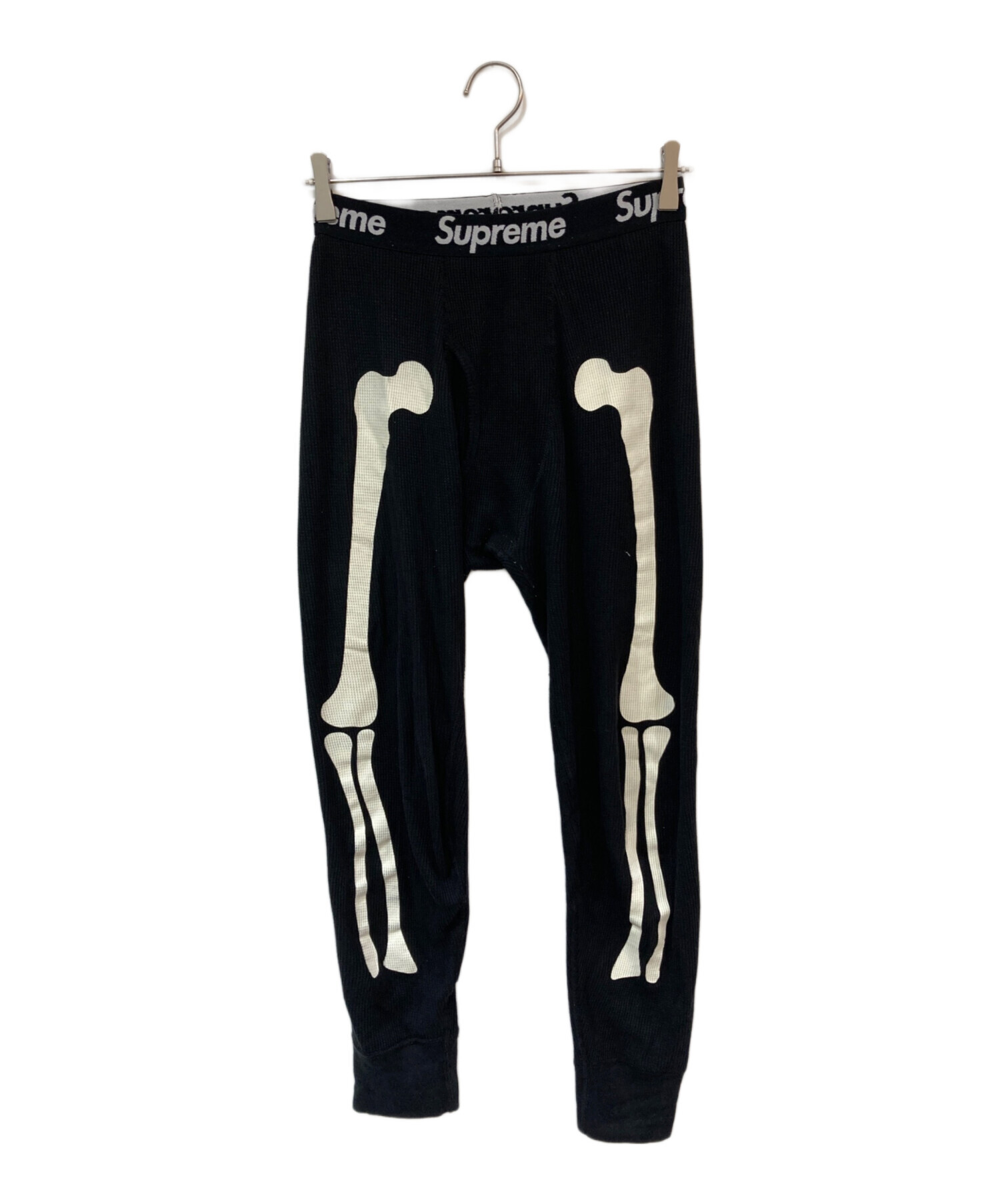 中古・古着通販】SUPREME (シュプリーム) Bones Thermal Pant ブラック