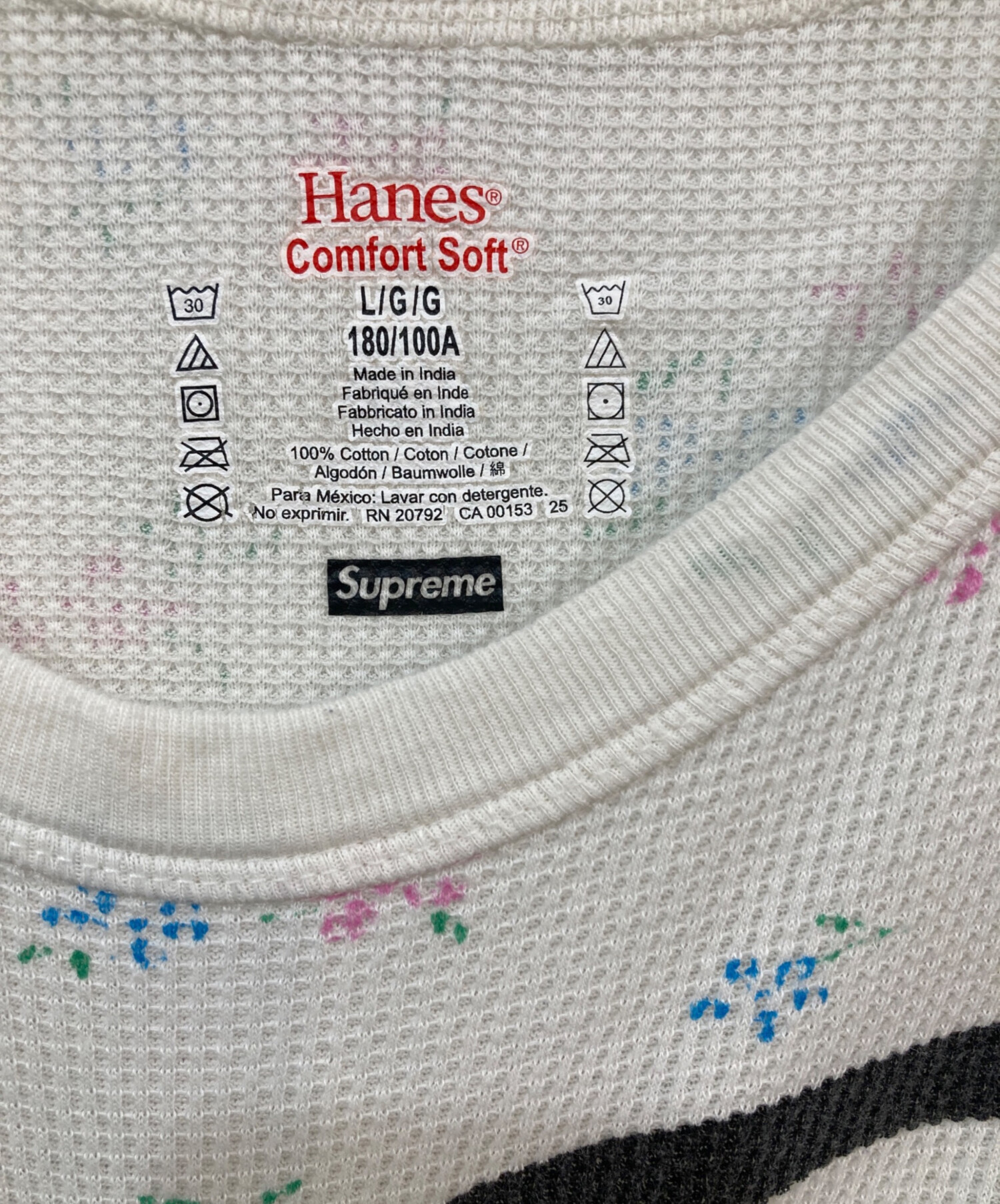 中古・古着通販】SUPREME (シュプリーム) Hanes (ヘインズ) Thermal