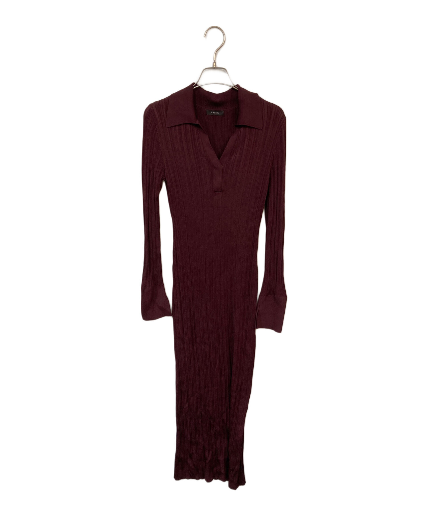 中古・古着通販】anuans (アニュアンス) スキッパータイトワンピース