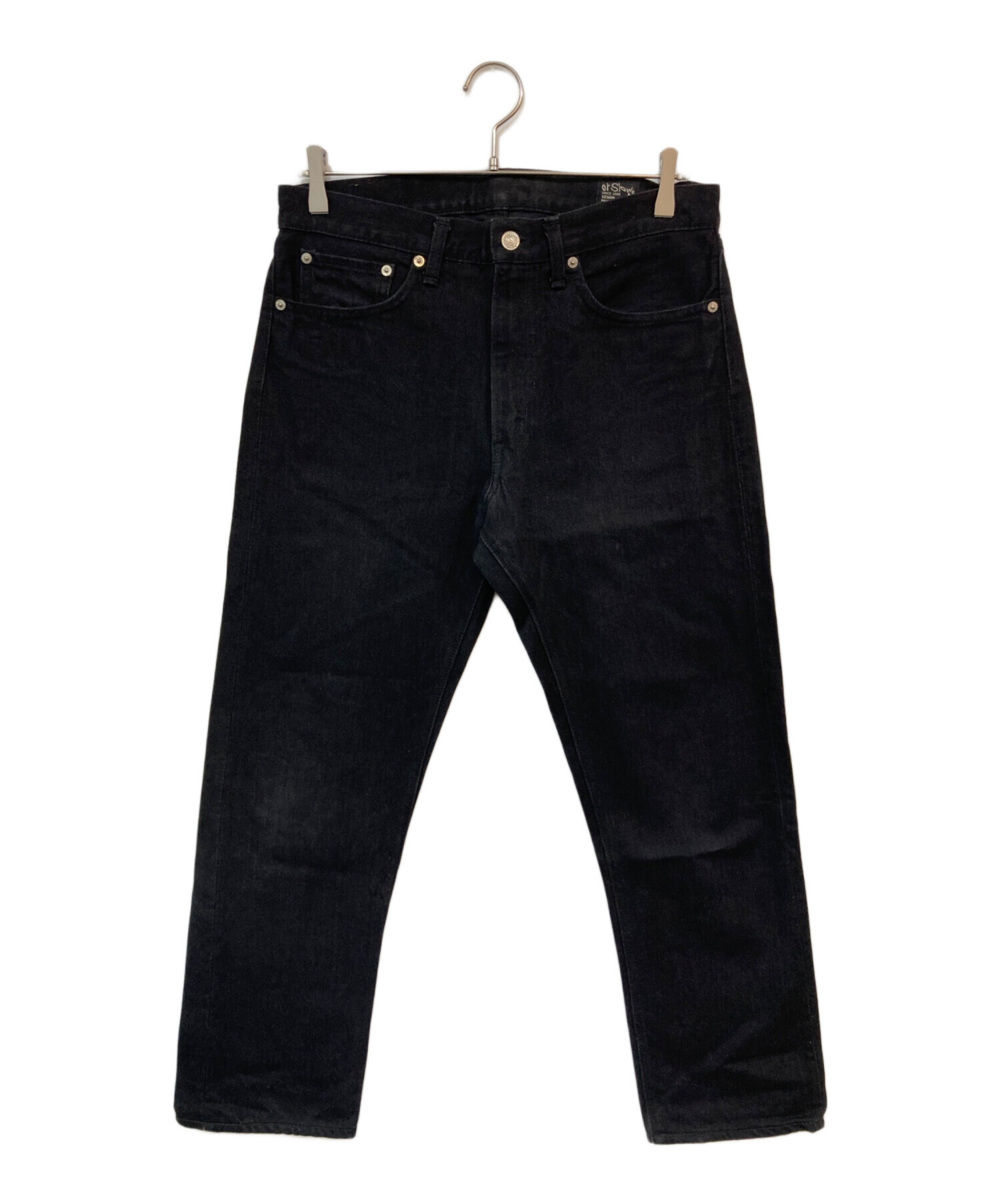 中古・古着通販】orSlow (オアスロウ) 107W ブラックデニムパンツ