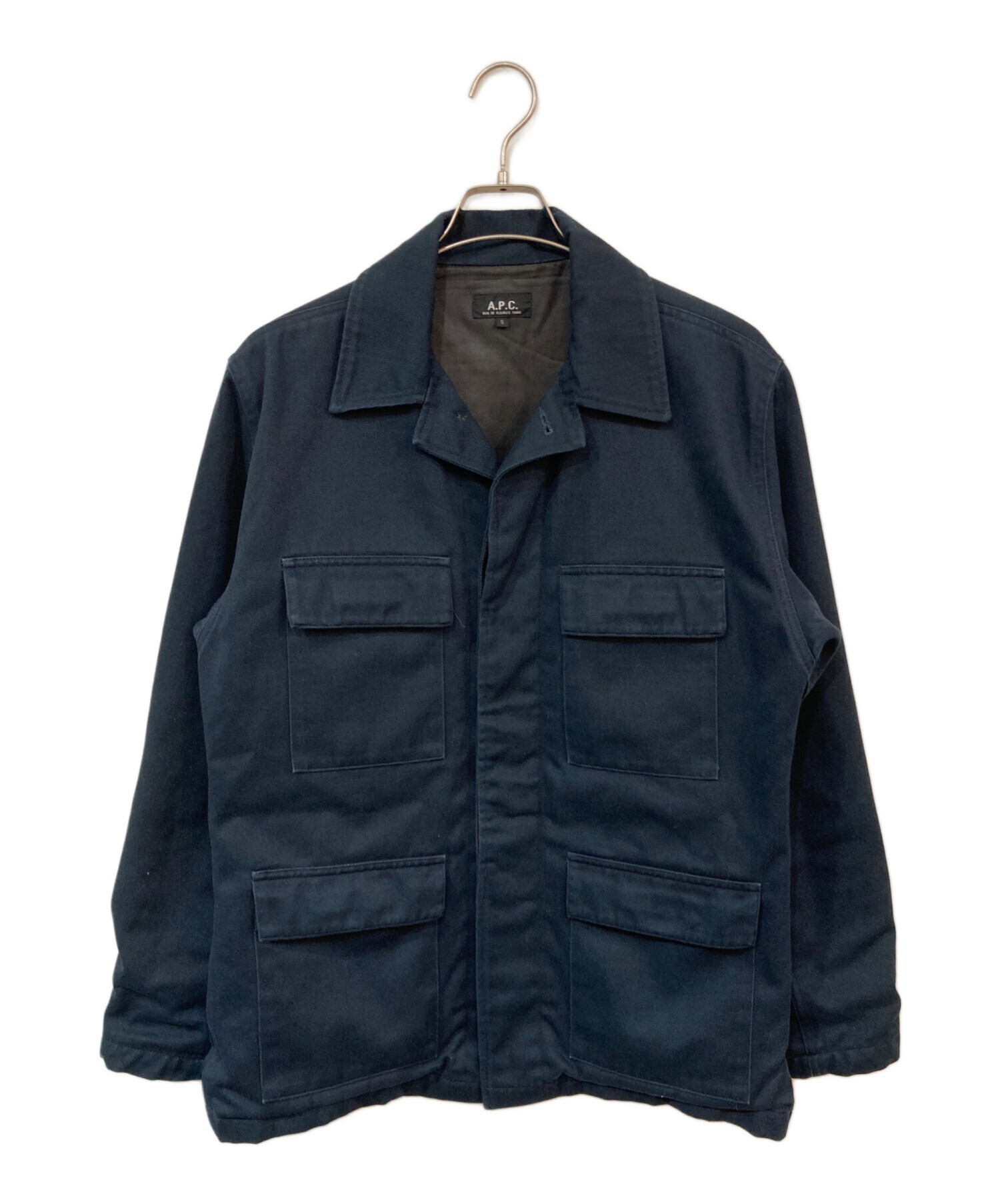 中古・古着通販】A.P.C. (アーペーセー) ツイルジャケット ネイビー 