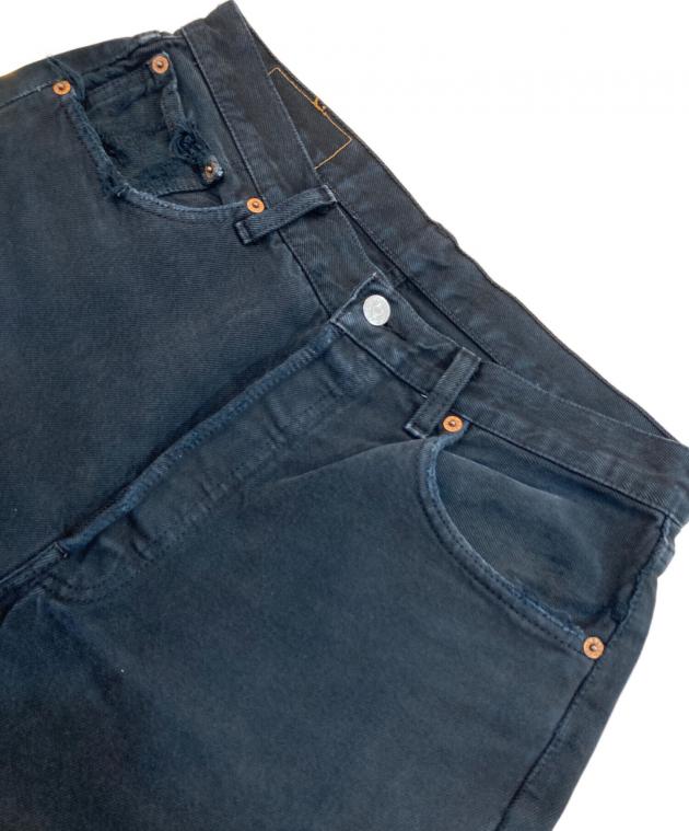 中古・古着通販】LEVI'S (リーバイス) 501後染めブラックパンツ