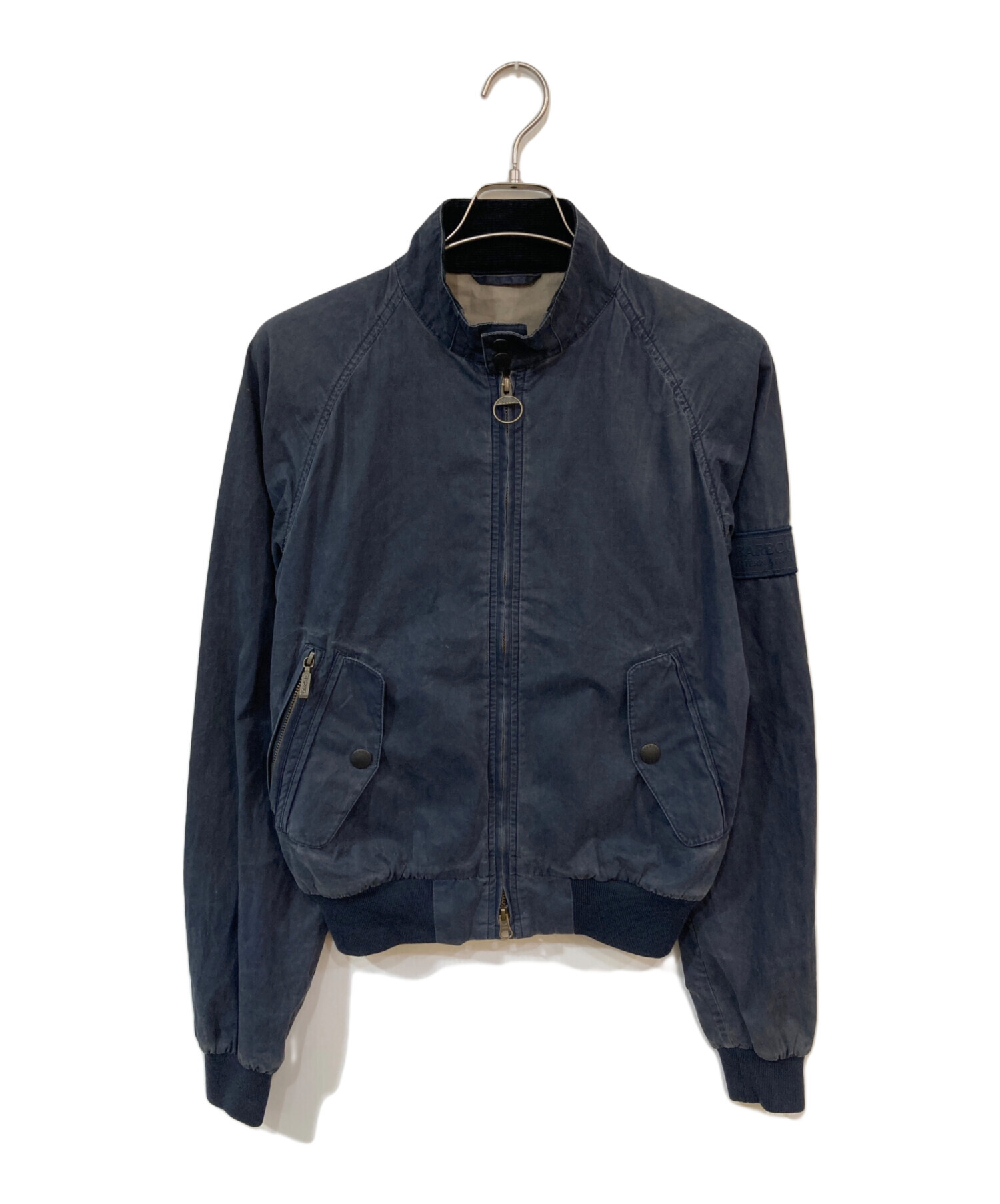 中古・古着通販】Barbour (バブアー) ノンワックスブルゾン ネイビー 