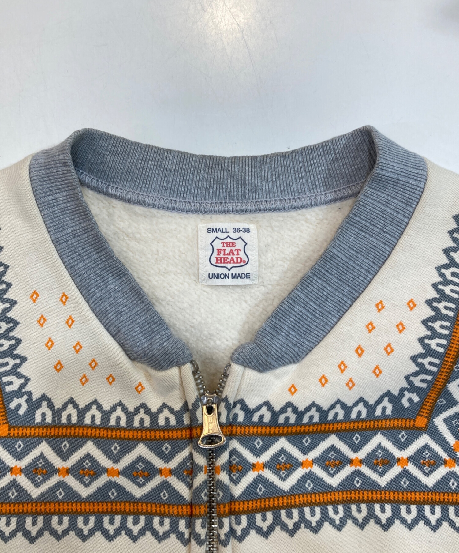 中古・古着通販】THE FLAT HEAD (ザ・フラットヘッド) 雪柄フルジップ