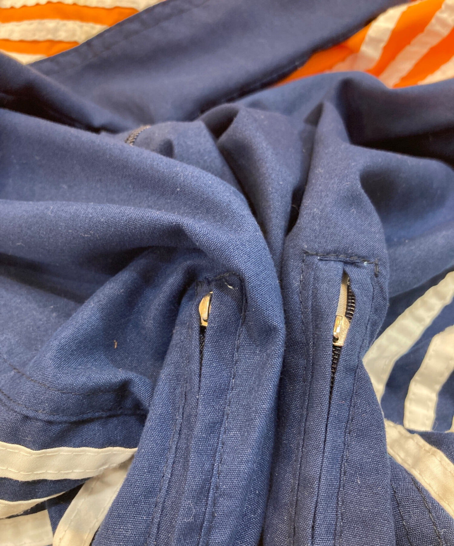 中古・古着通販】adidas (アディダス) トラックジャケット ネイビー 