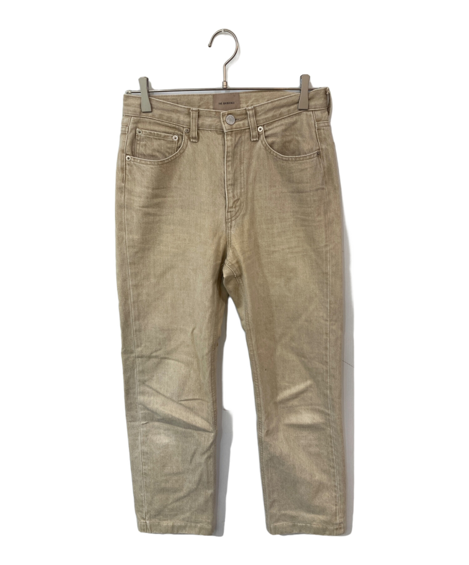 中古・古着通販】THE SHISHIKUI (シシクイ) デニムパンツ ベージュ 中古・古着通販】THE SHISHIKUI (シシクイ) デニムパンツ ベージュ