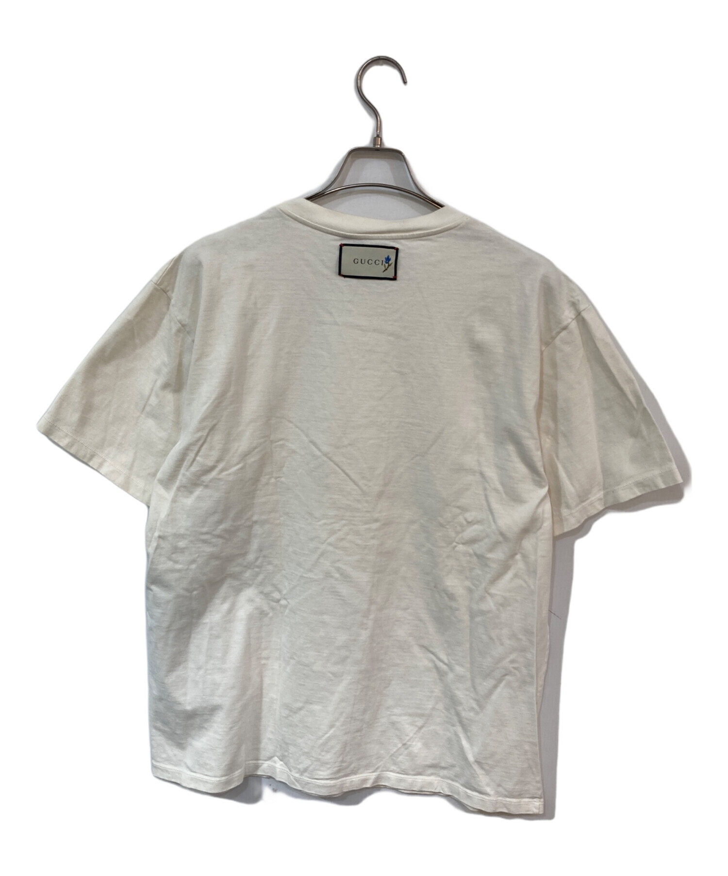 中古・古着通販】GUCCI (グッチ) THEFACEプリントTシャツ ホワイト