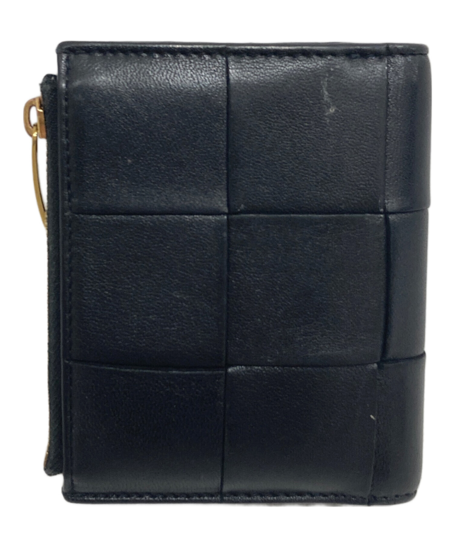 【美品!!】ボッテガ ケース 小銭入れ 財布 BOTTEGA BOTTEGA VENETA 二つ折り 財布 ブラック メンズ 小銭入れあり
