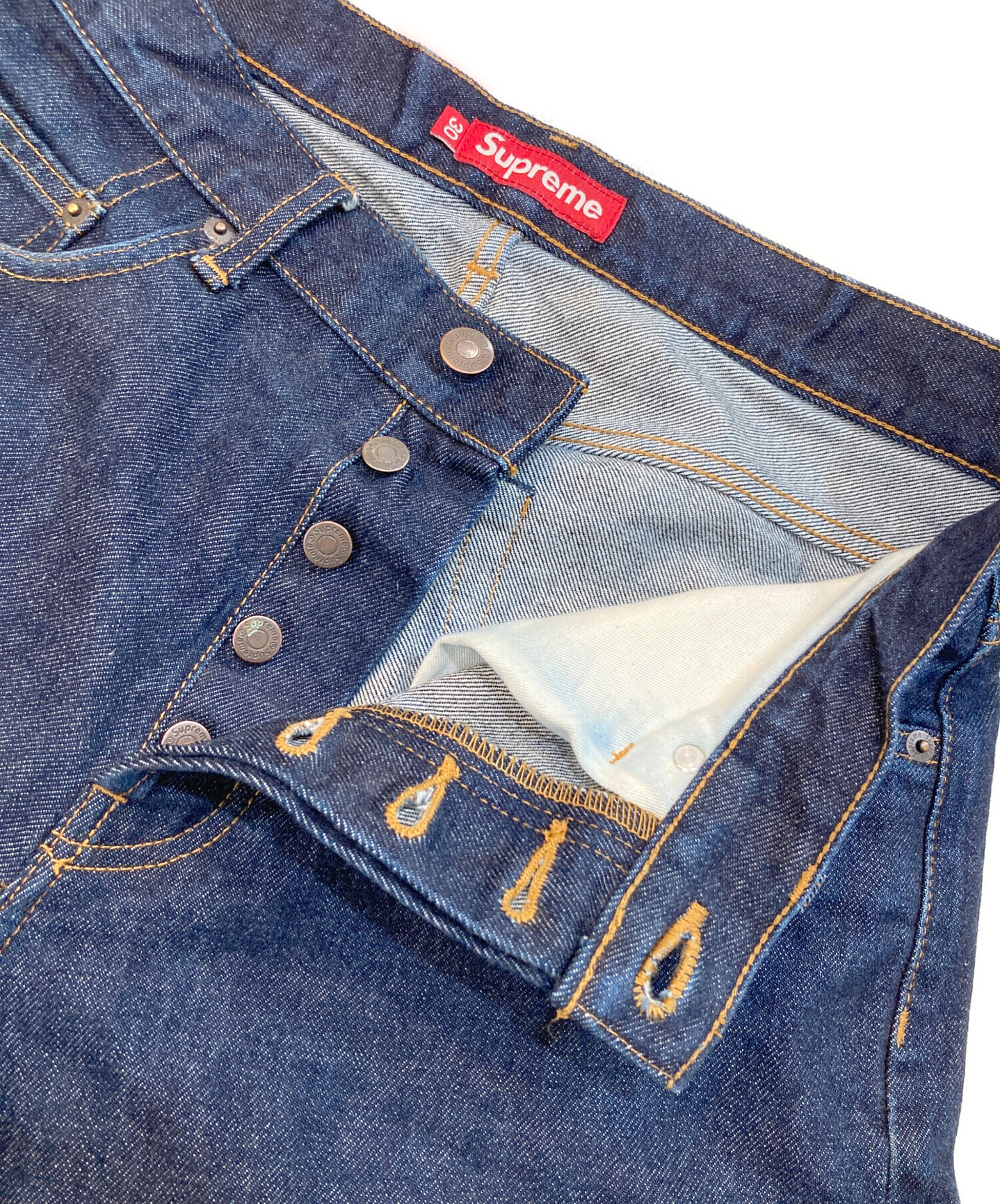 Supreme リジット　loose fit jean 中古・古着通販】SUPREME (シュプリーム) Rigid Loose Fit Selvedge