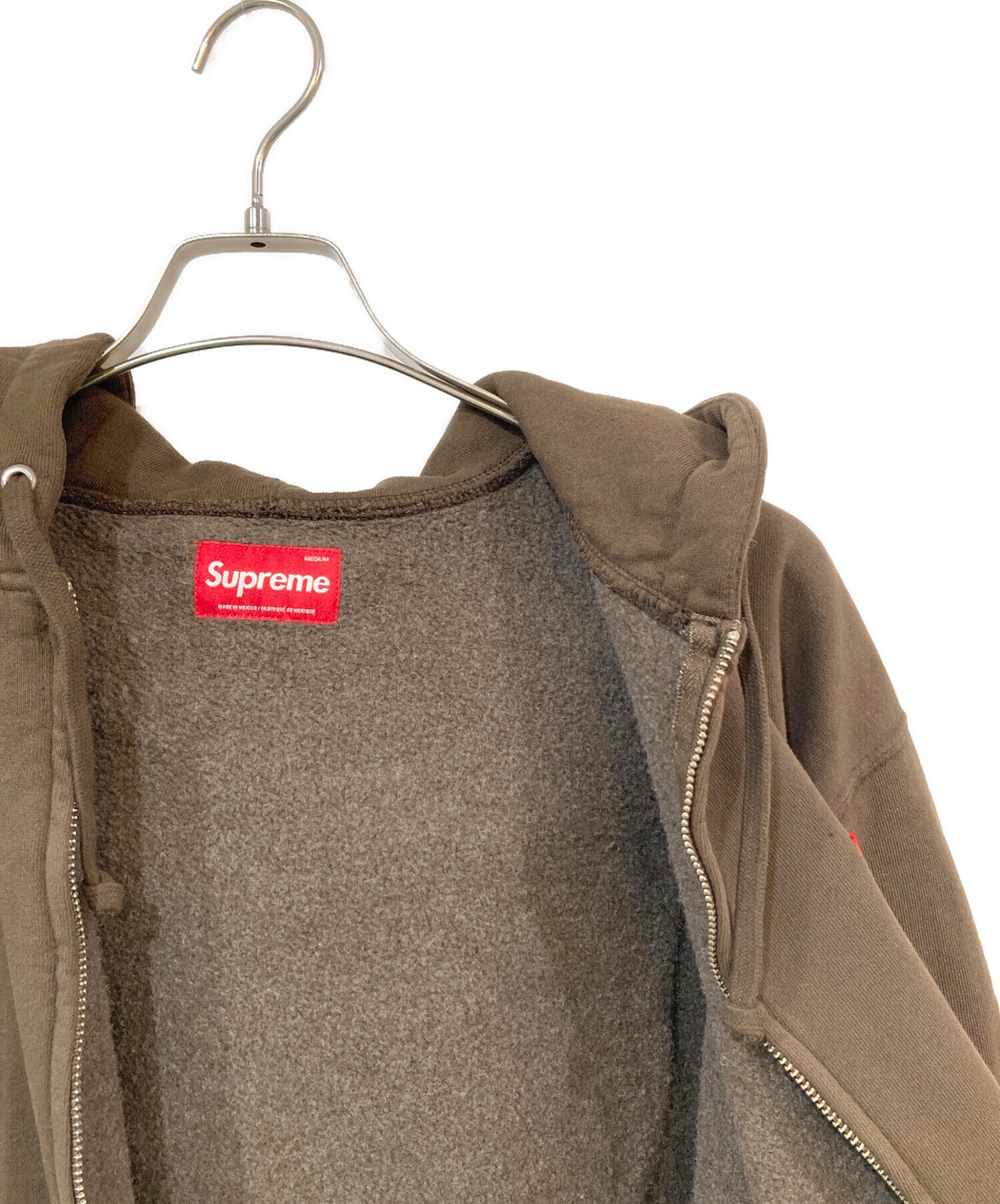 中古・古着通販】SUPREME (シュプリーム) Small Box Zip Up Hooded