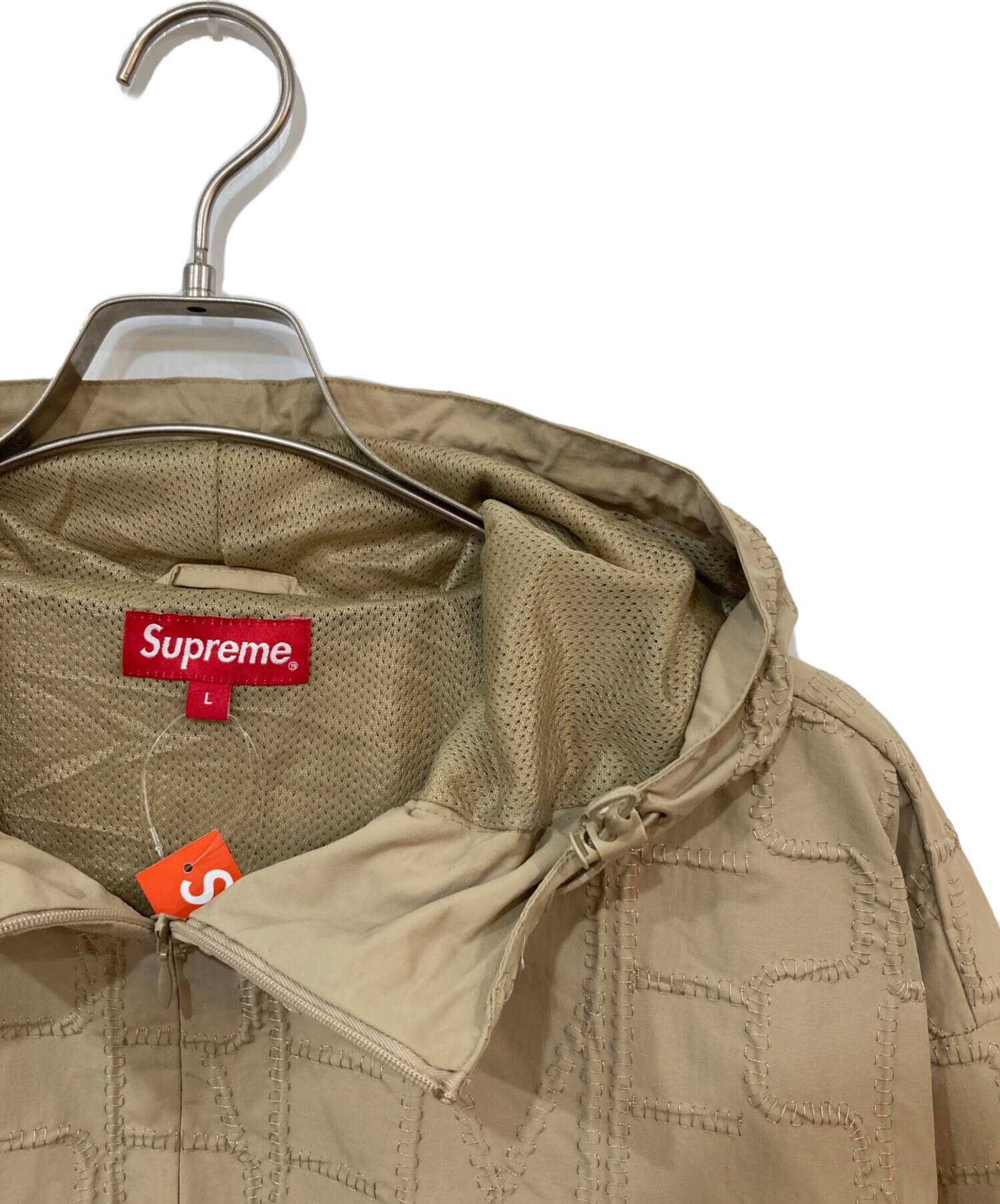 中古・古着通販】SUPREME (シュプリーム) Repeat Stitch Anorak カーキ 