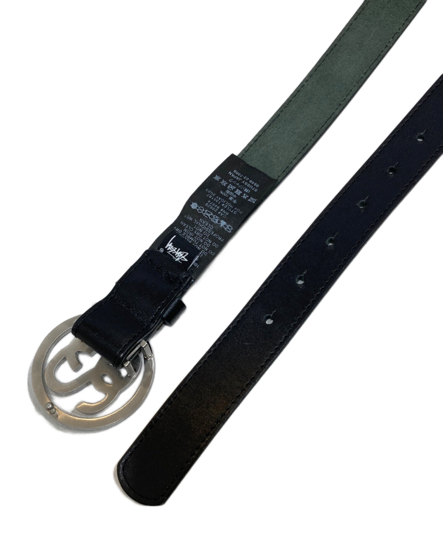 中古・古着通販】stussy (ステューシー) SS-LINK BUCKLE BELT/SSリンク