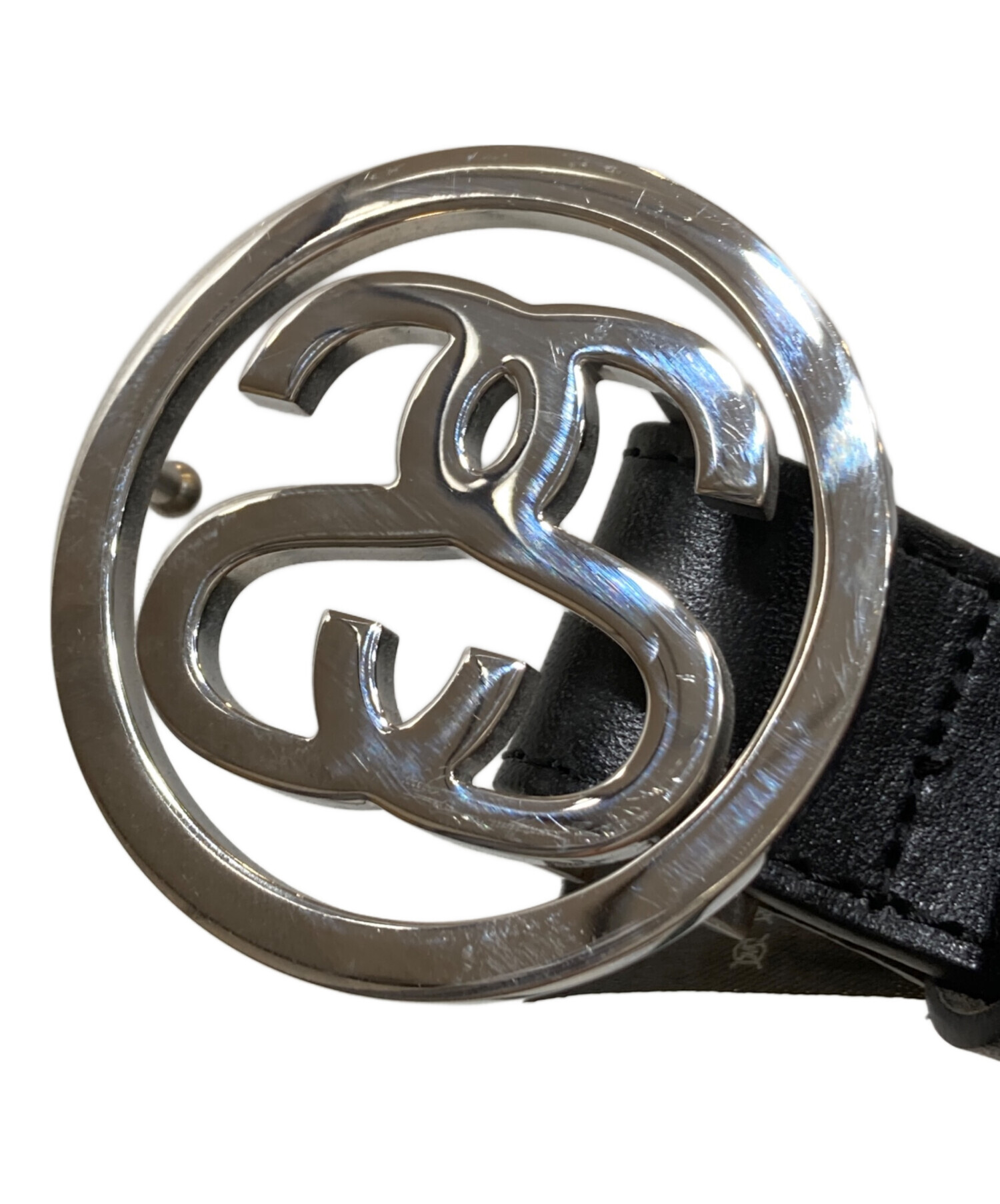 中古・古着通販】stussy (ステューシー) SS-LINK BUCKLE BELT/SSリンク
