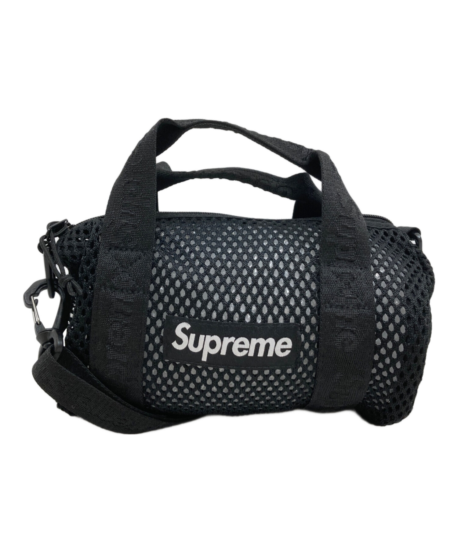 【新品未使用】Supreme Duffle Bag（シュプリーム）　黒色 中古・古着通販】SUPREME (シュプリーム) Mesh Mini Duffle Bag