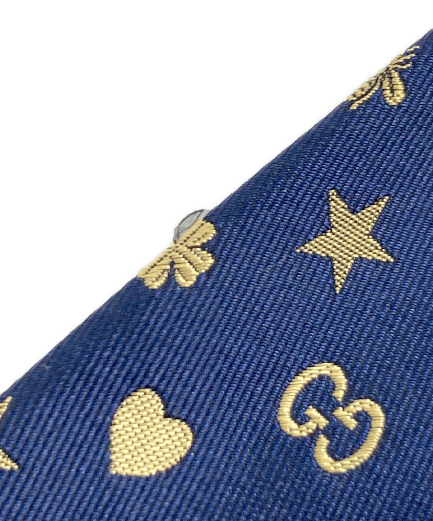 中古・古着通販】GUCCI (グッチ) Beeネクタイ ネイビー サイズ:148