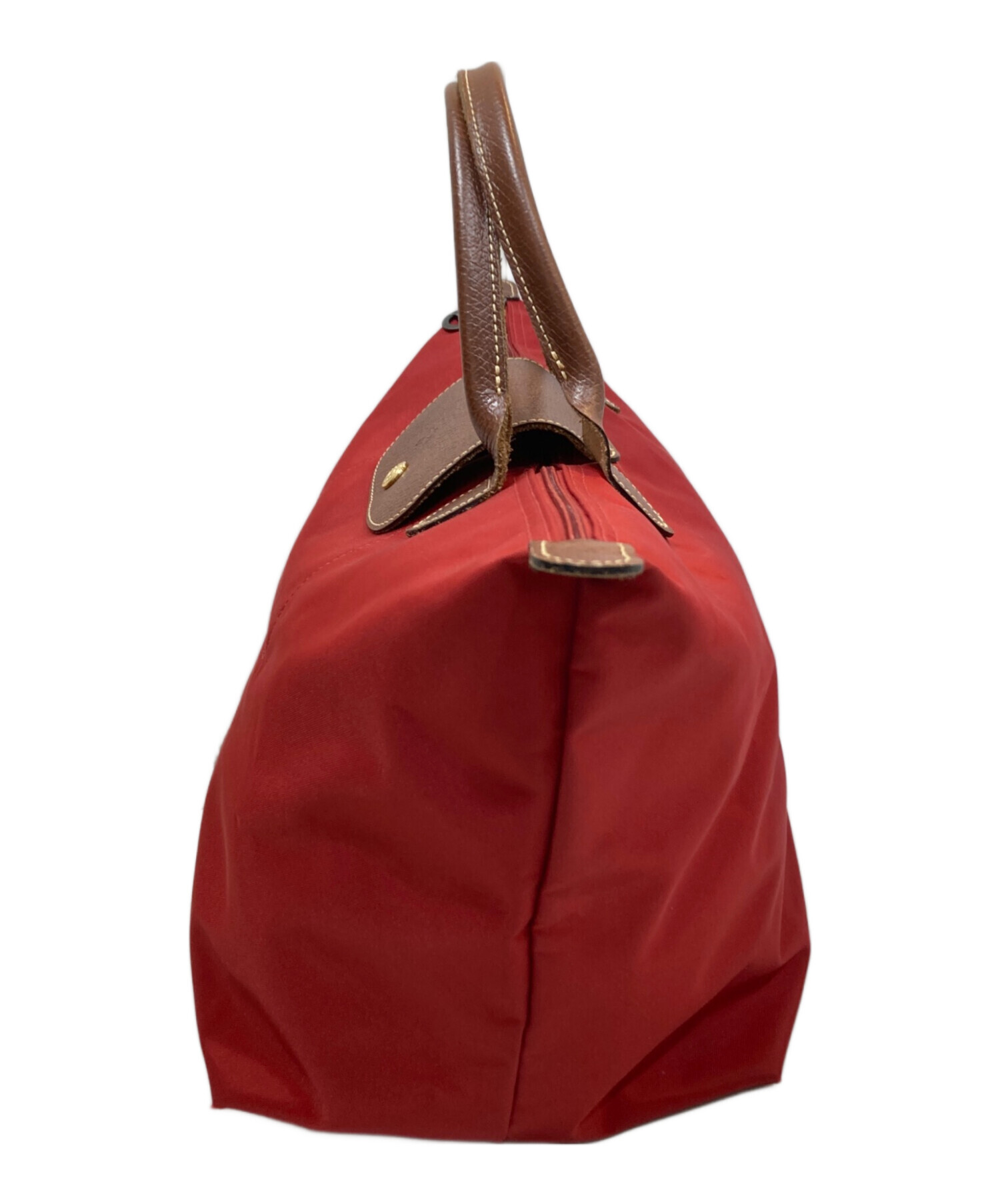 中古・古着通販】LONGCHAMP (ロンシャン) トートバッグ レッド 
