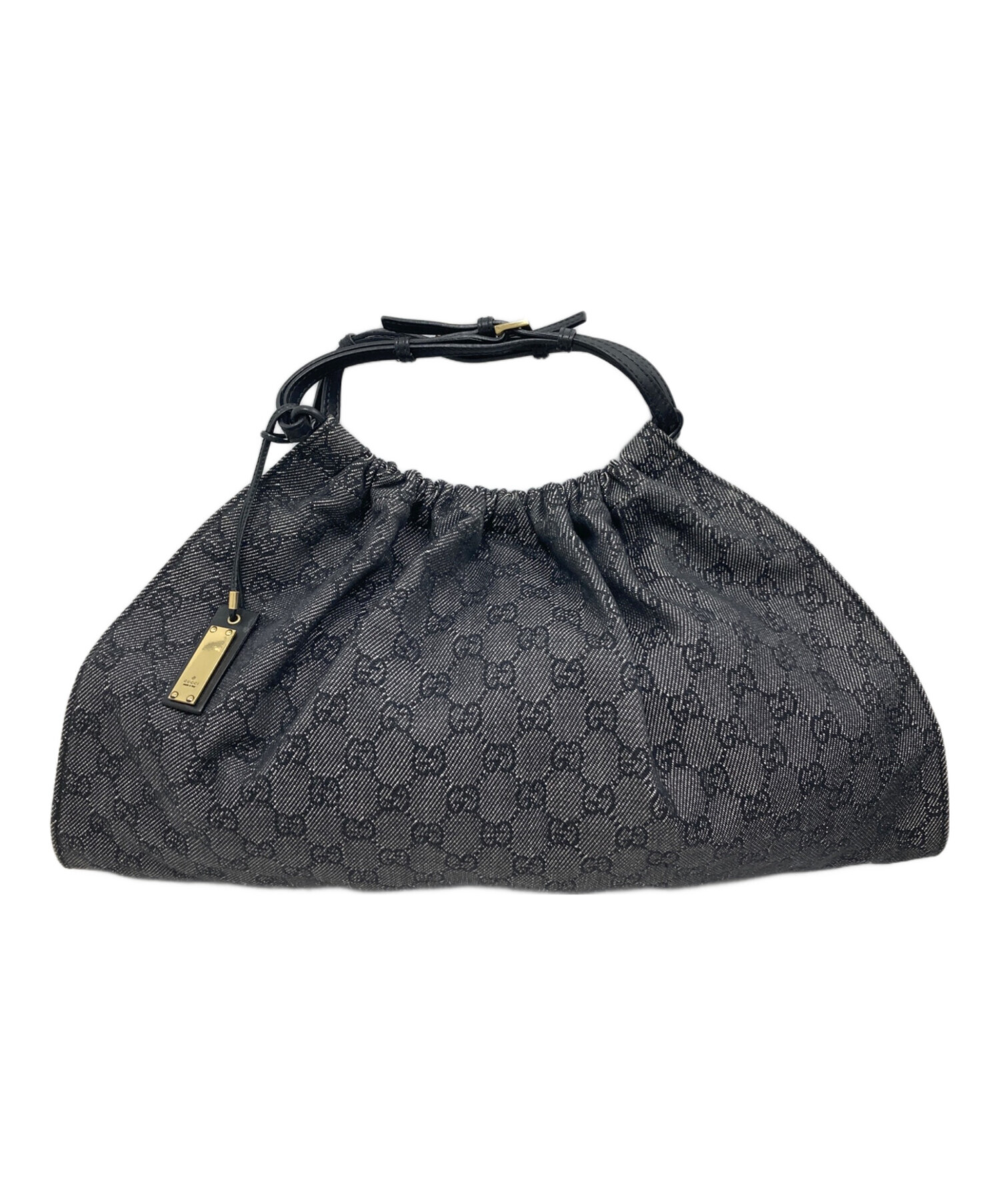 中古・古着通販】GUCCI (グッチ) GGデニムジャガード ハンドバッグ 