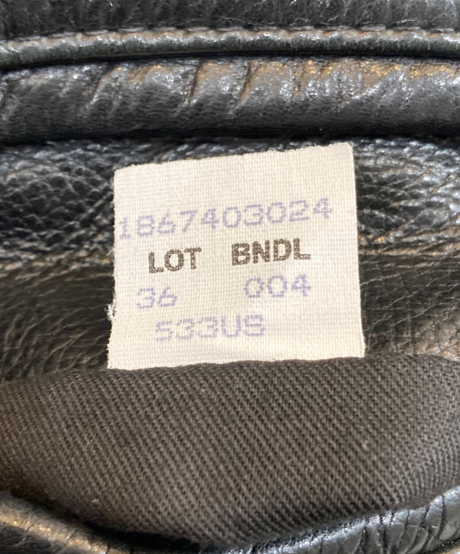 中古・古着通販】SCHOTT BROS. (ショット) レザーカーコート ブラック