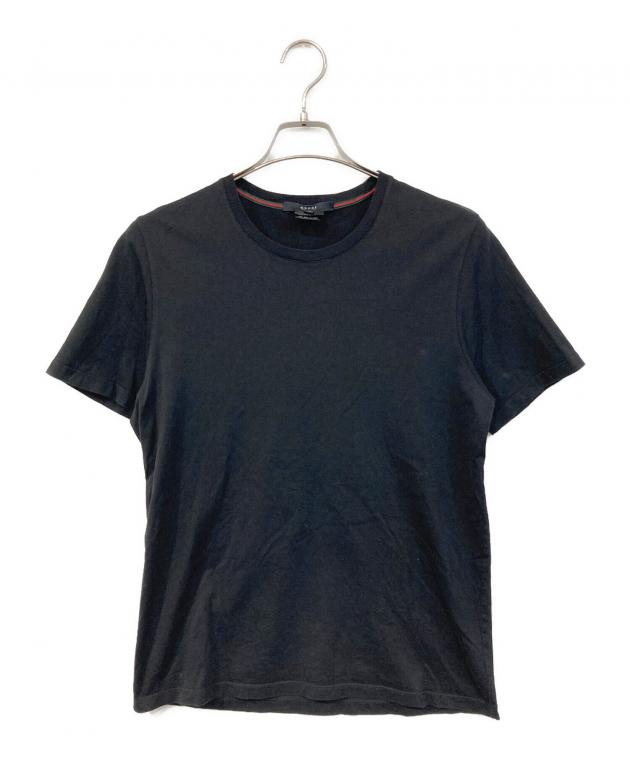 中古・古着通販】GUCCI (グッチ) クルーネックTシャツ ブラック サイズ