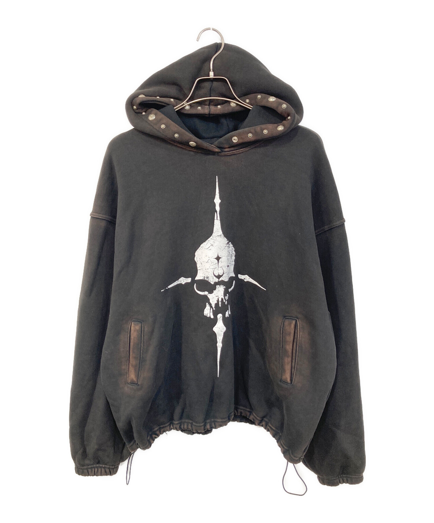 確実正規品　thug club パーカー　スタッズ 中古・古着通販】THUG CLUB (サグ クラブ) Peace Stud Hoodie/ピース