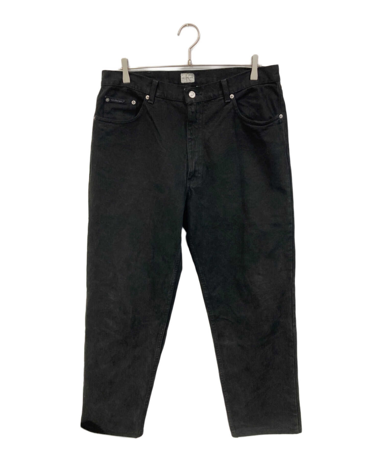 新品未使用 カルバンクライン 36 ブラック 中古・古着通販】Calvin Klein (カルバンクライン) ブラックデニム
