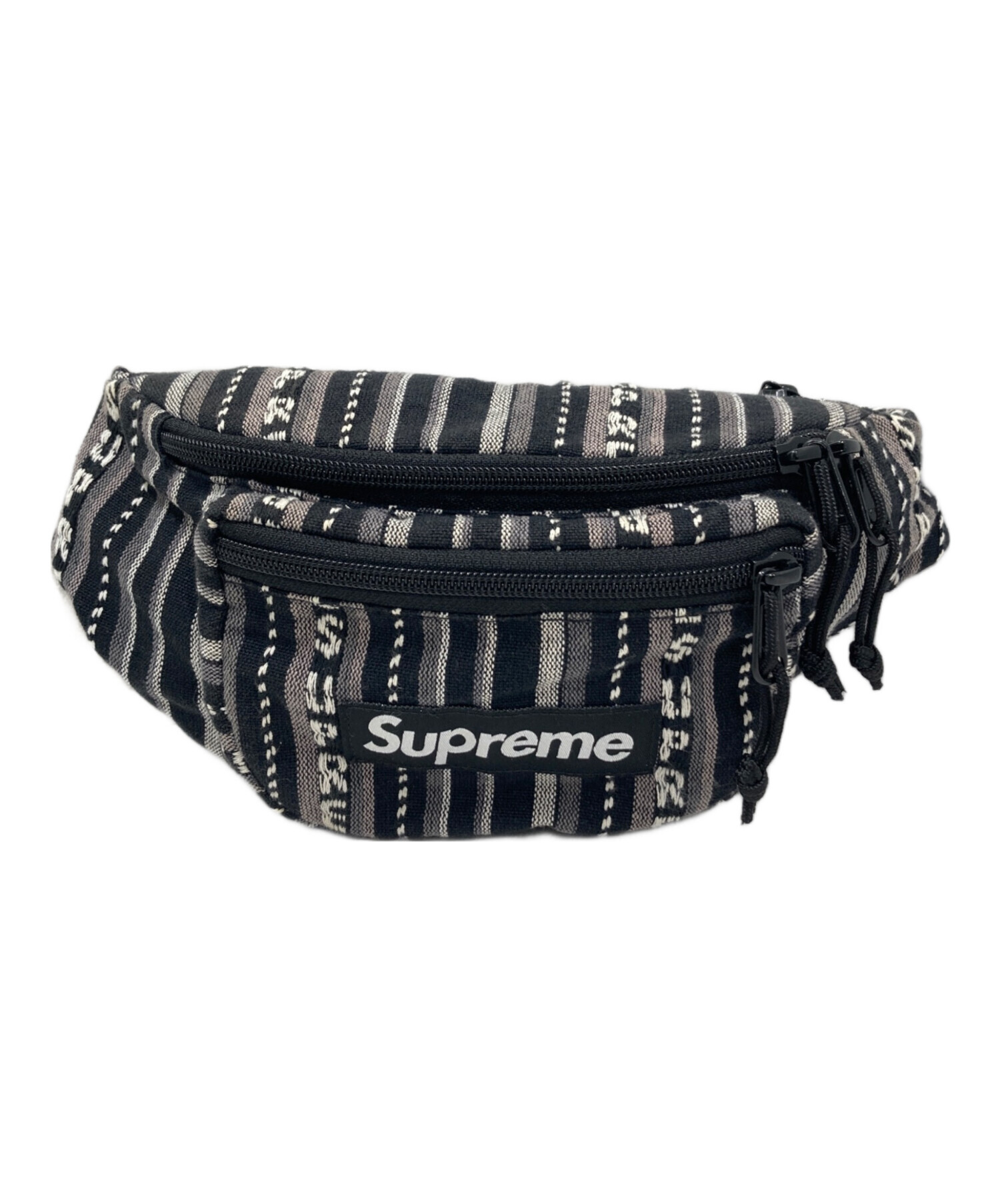 中古・古着通販】Supreme (シュプリーム) Woven Stripe Waist Bag 