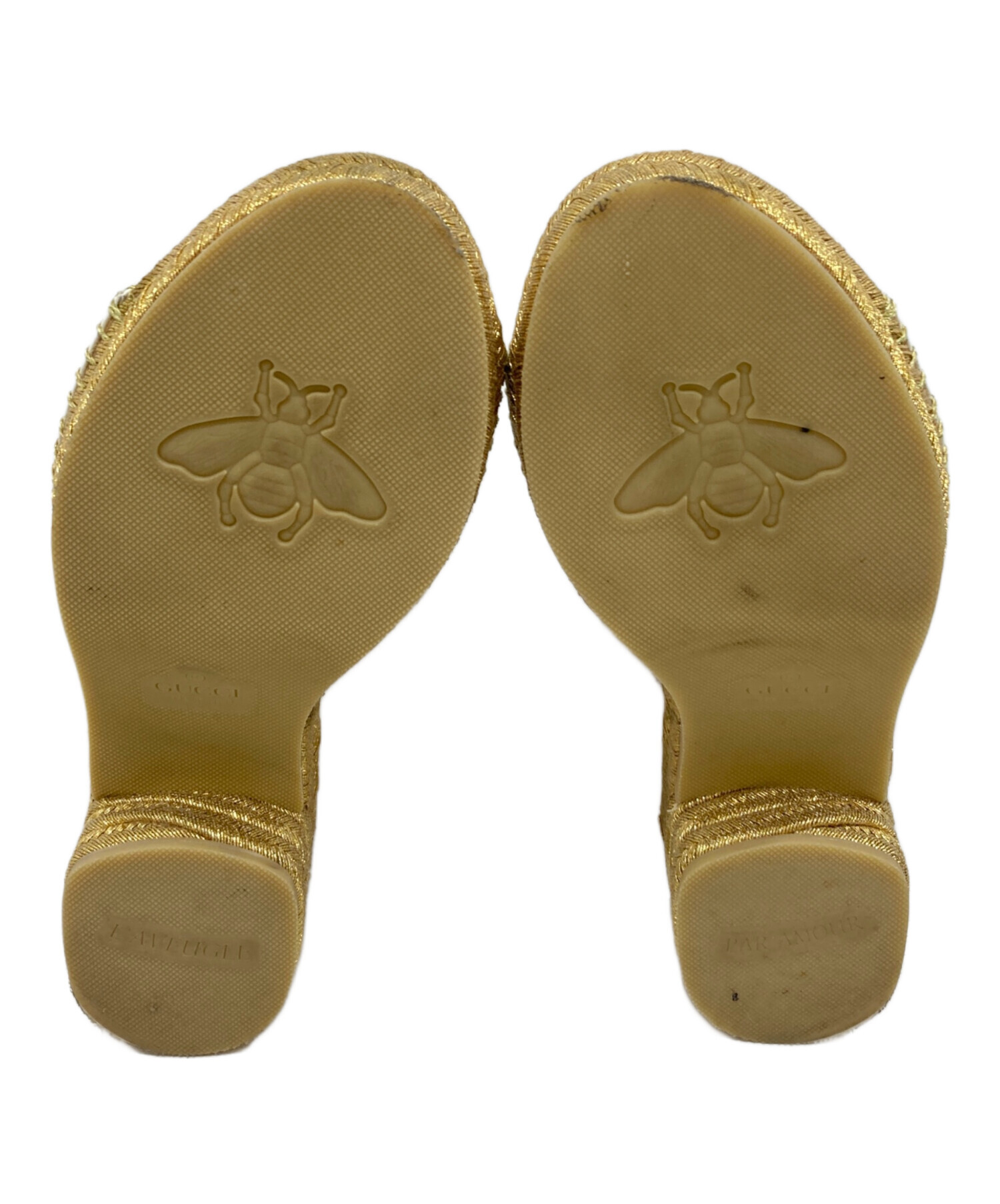 GUCCI ゴールド ハイヒールサンダル 36C size 【公式通販】