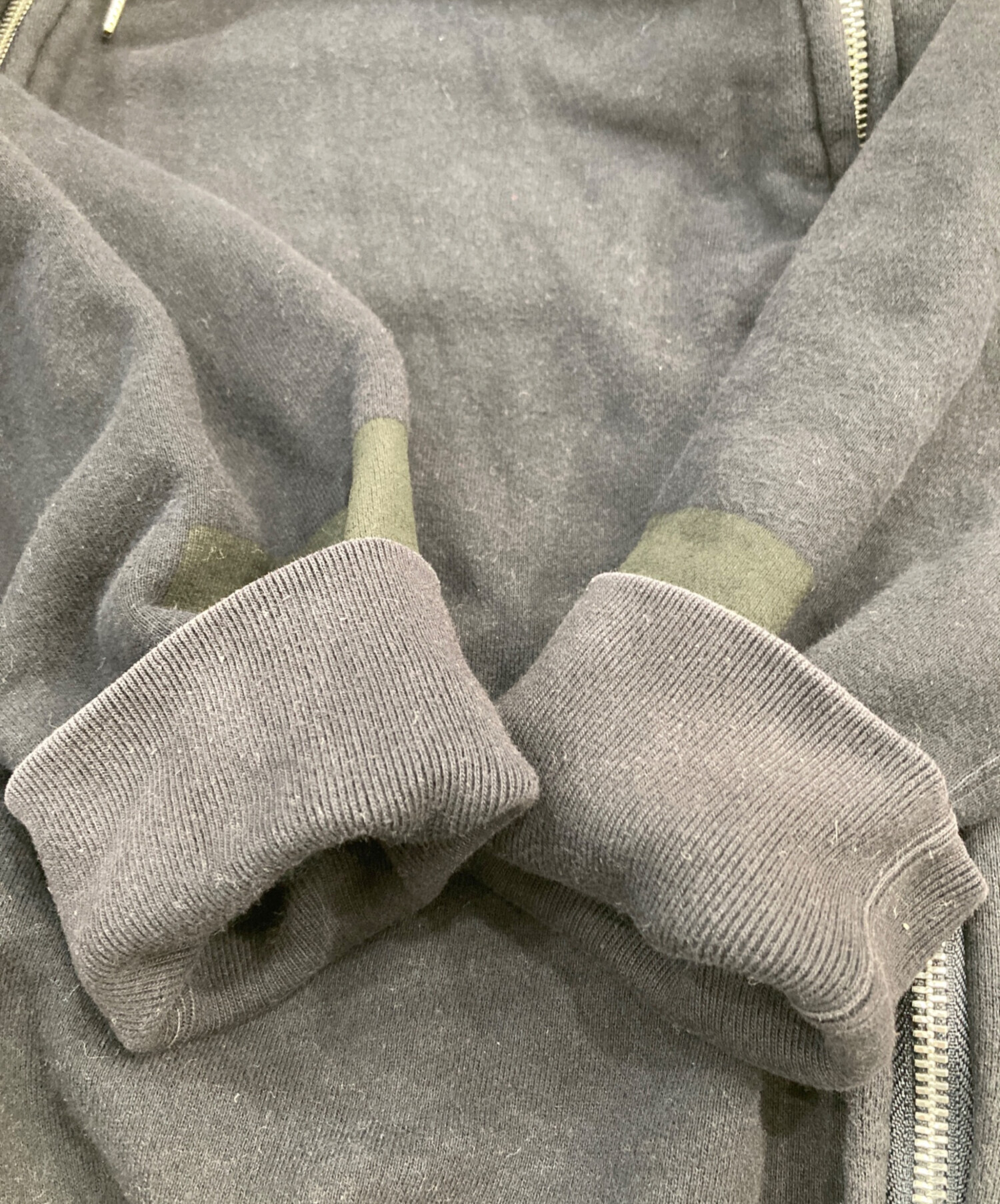 中古・古着通販】sacai (サカイ) ジップパーカー ネイビー サイズ:2