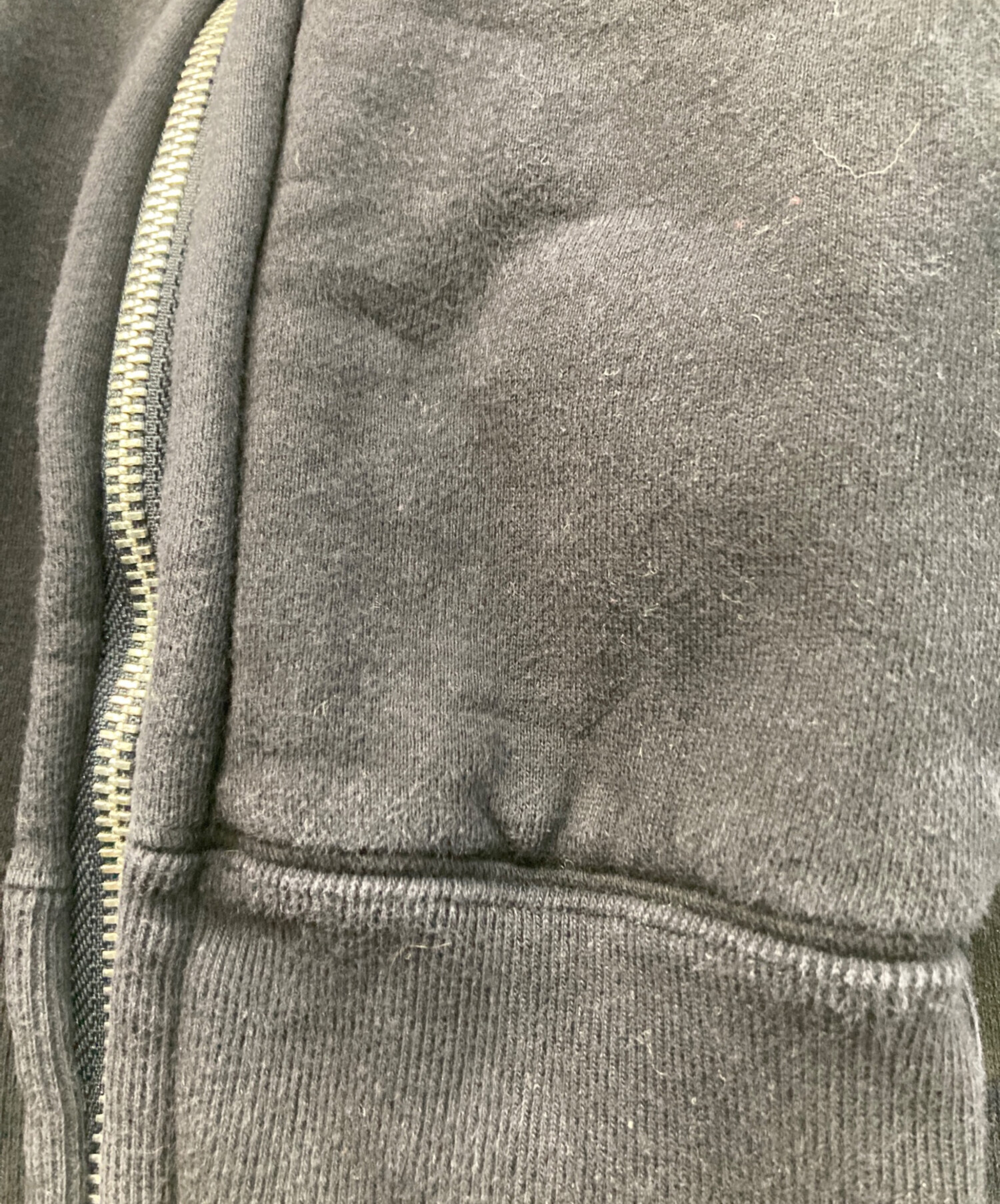 中古・古着通販】sacai (サカイ) ジップパーカー ネイビー サイズ:2
