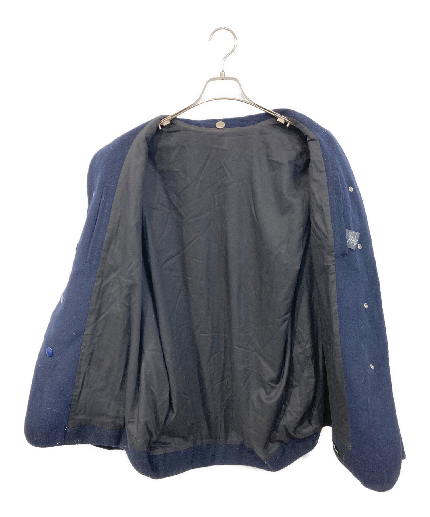 the Sakaki スタジャン Mサイズ　ネイビー　カシミア混紡　美品 中古・古着通販】THE Sakaki (ザ サカキ) 居間着 ウールスタジャン