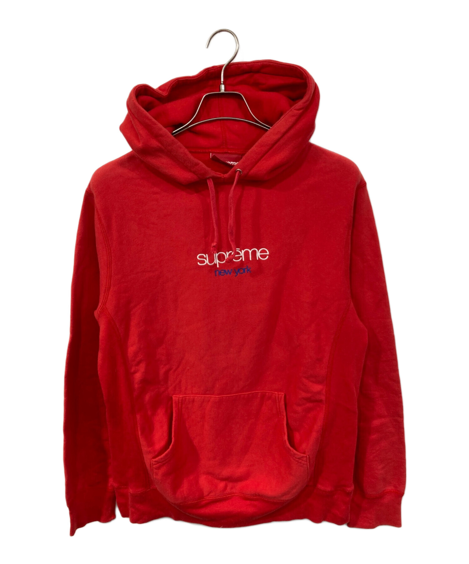 中古・古着通販】SUPREME (シュプリーム) Chrome Classic Logo Hooded 