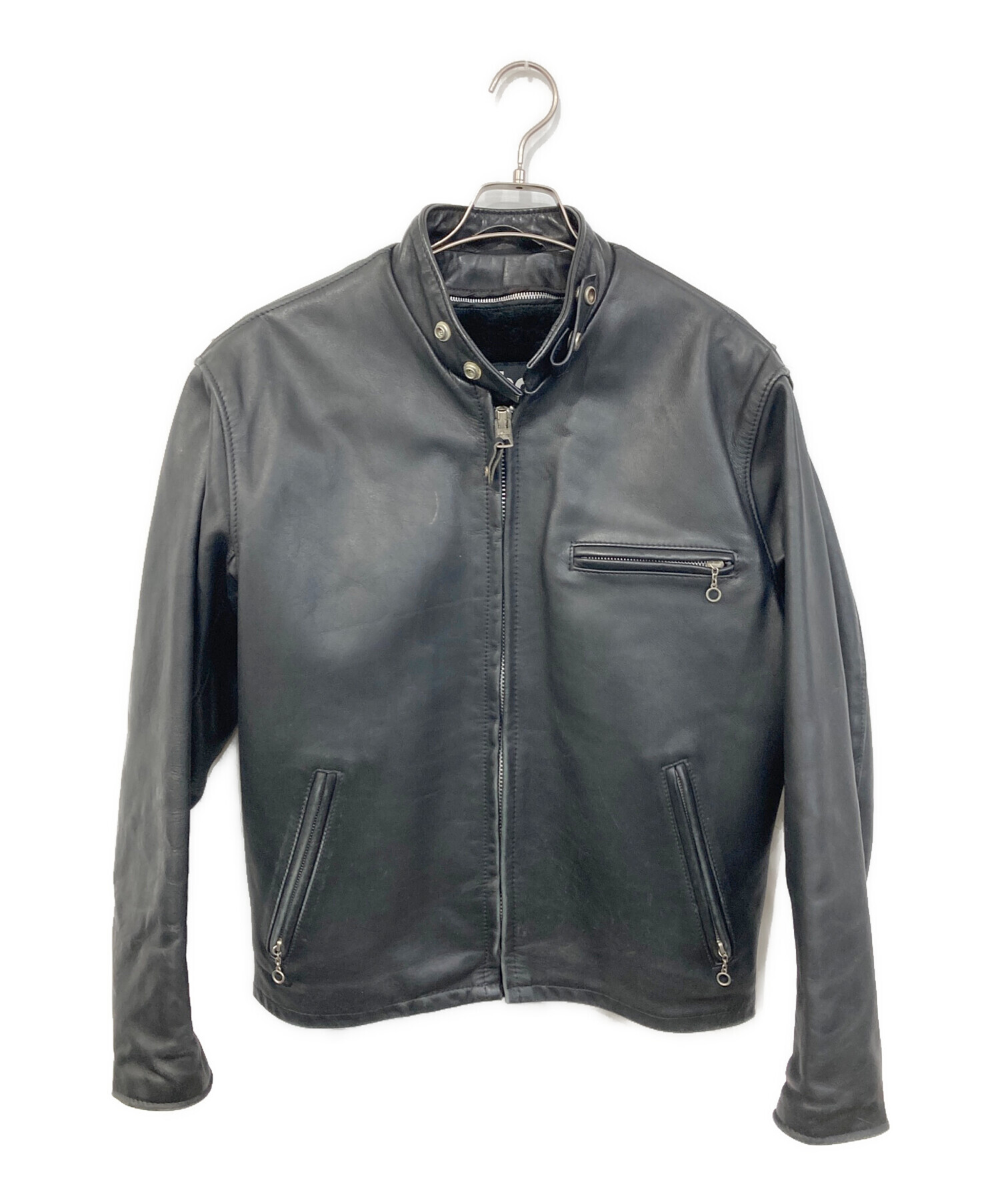 schott ビンテージレザージャケット ブラック サイズ42 Schott N.Y.C（ショット） Schott 641XX 60'S STAND RIDERS ライダース