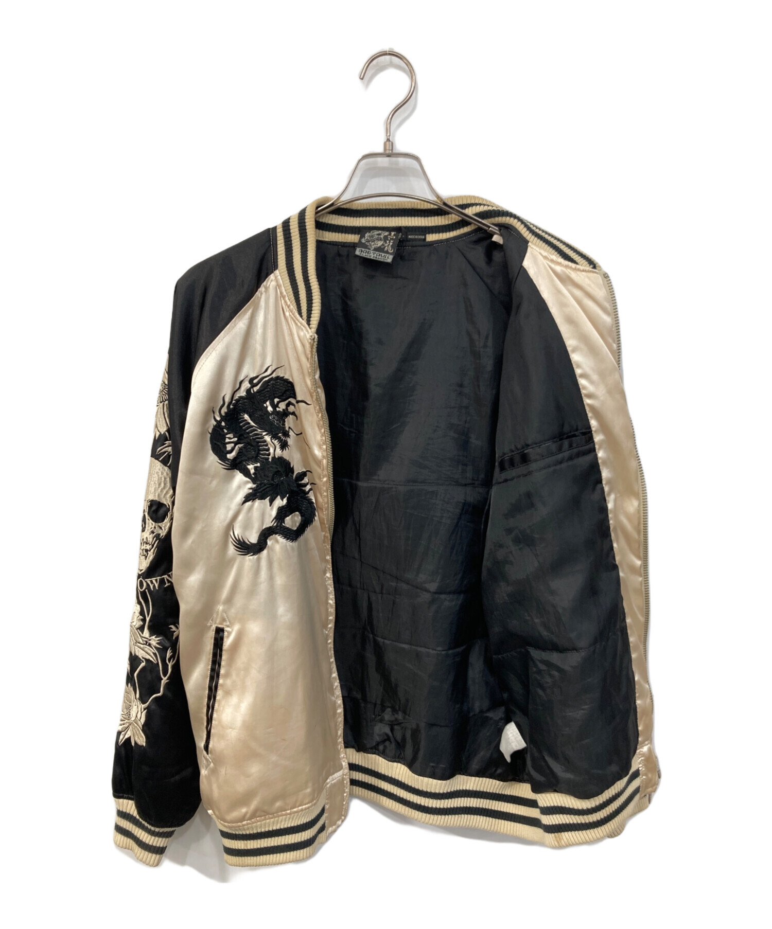 中古・古着通販】DOG TOWN (ドッグ タウン) スカジャン ブラック