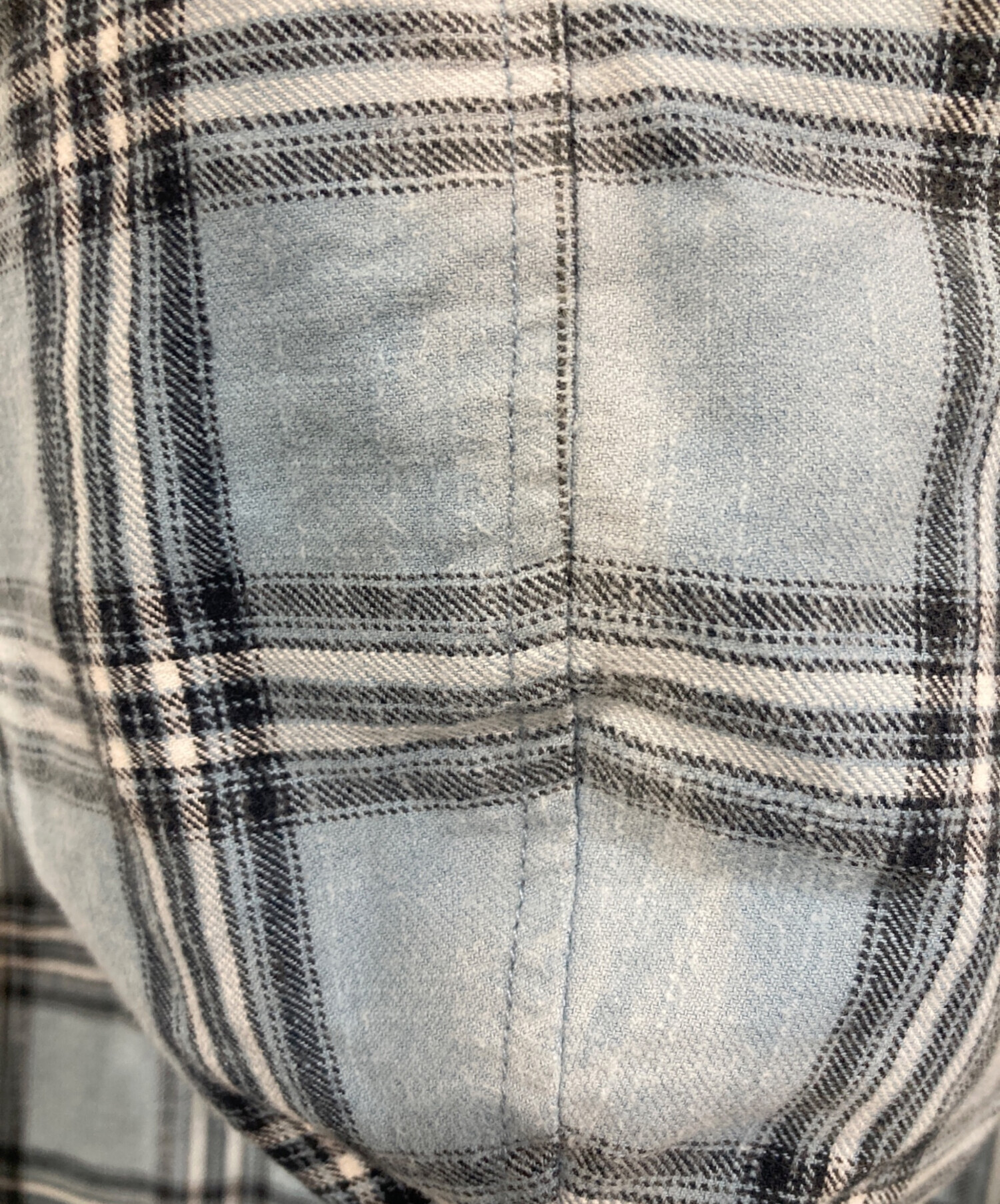 中古・古着通販】DIESEL (ディーゼル) フード付きシャツ ブルー サイズ 