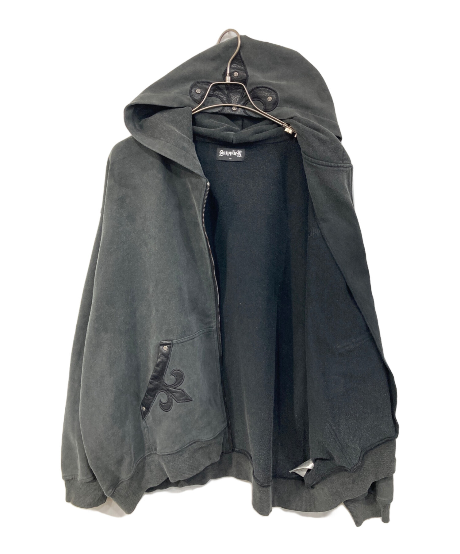 中古・古着通販】SUPPLIER (サプライヤー) Fleur Leather Patch Zip 