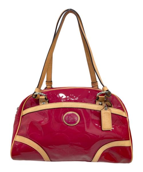 中古・古着通販】COACH (コーチ) シグネチャー ミニボストンバッグ