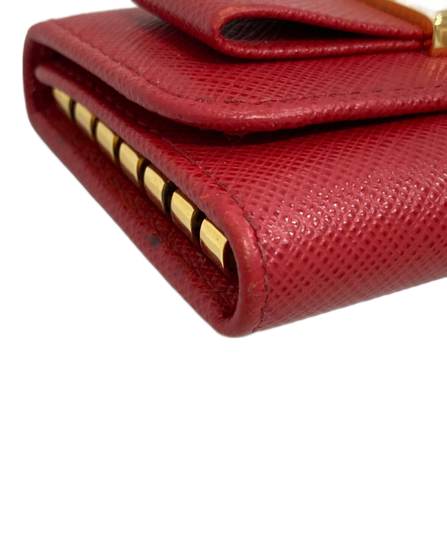 中古・古着通販】PRADA (プラダ) サフィアーノレザー リボン6連キー